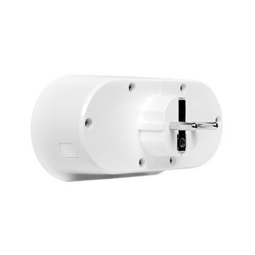 LogiLink Smart Home Wi-Fi Smart Plug Stromstecker 2-fach (CEE7/3) Smarte Zweifach-Steckdosenleiste, 2x USB Tuya kompatibel