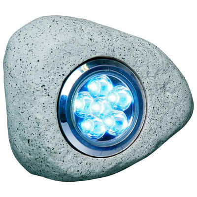 smartwares Außen-Wandleuchte LED Rock Gartenstrahler 3 Stk. 2,7 W Grau RS306