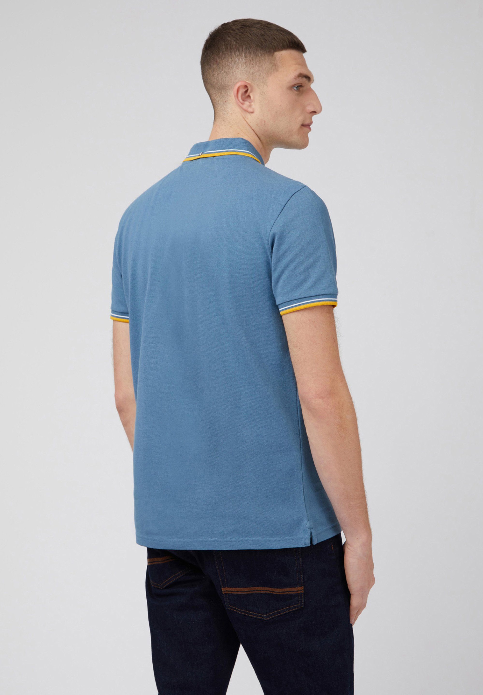 Signature Ben Sherman shadow blue Poloshirt Poloshirt Polo