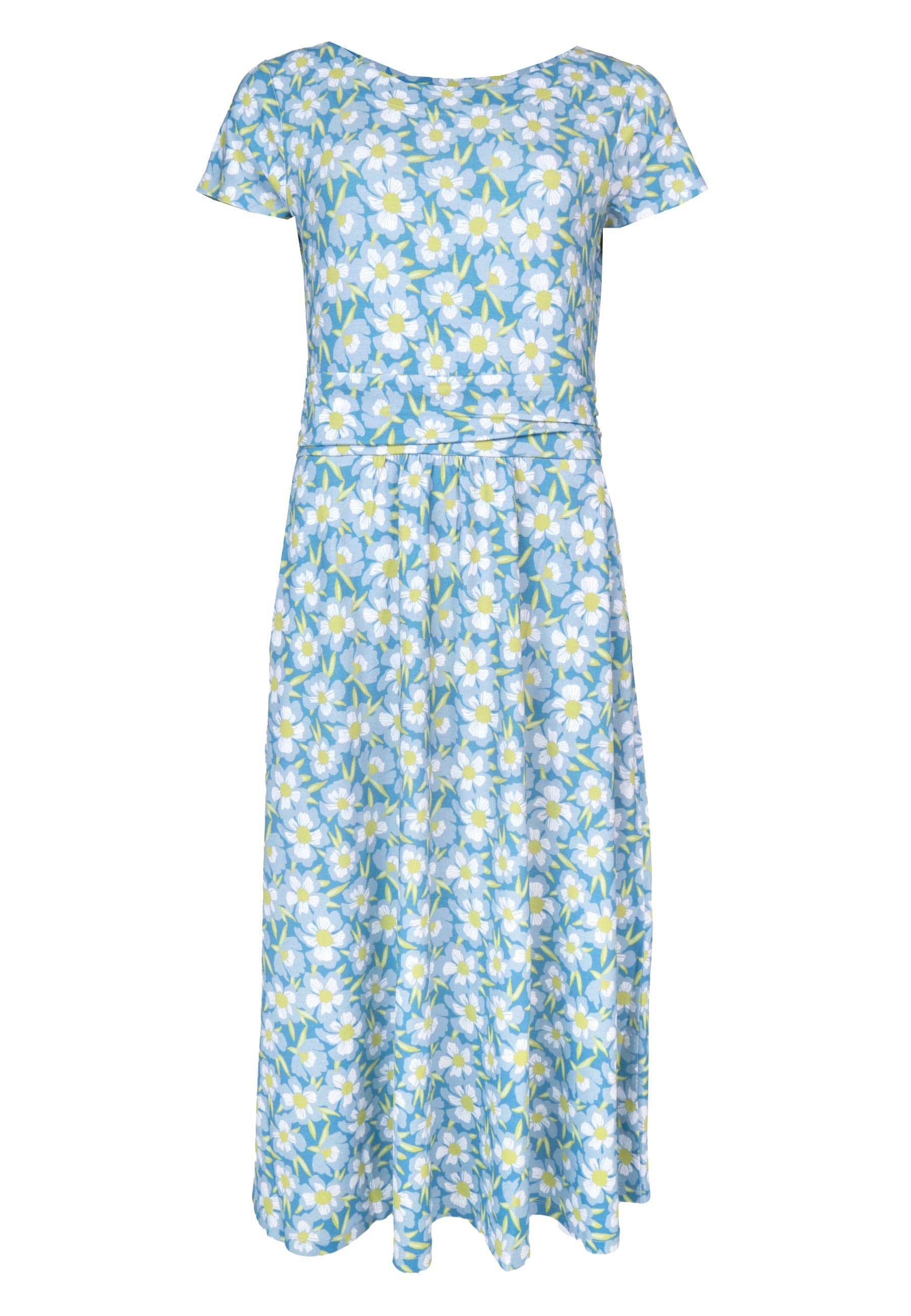 Sorgenfri Sylt Sommerkleid Malind poppy Taillenraffung