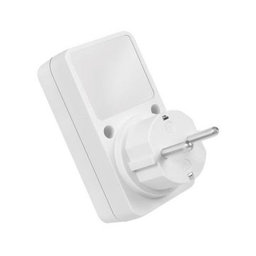 LogiLink Steckdosenadapter mit Dämmerungssensor Adapter, 1x CEE 7/3