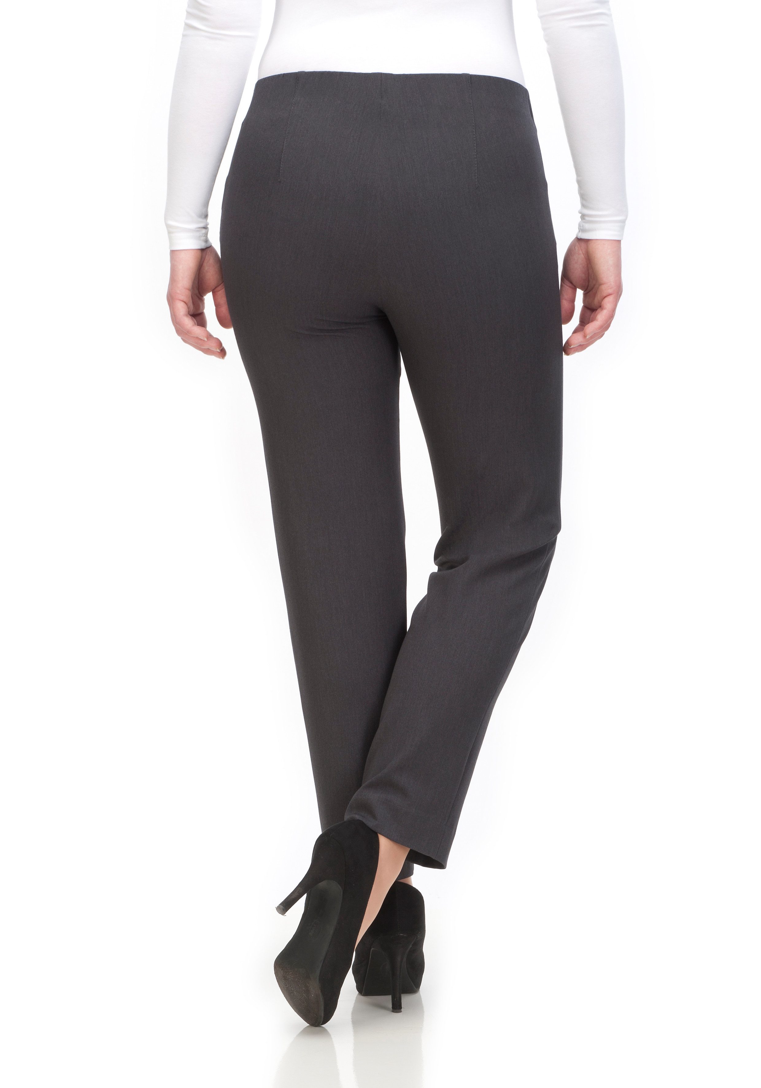 KjBRAND Schlupfhose Schlupfhose Susie in Bi-Stretch, Kammgarnoptik Sommerhose, ideal für kräftige Oberschenkel – Bild 2 von 5
