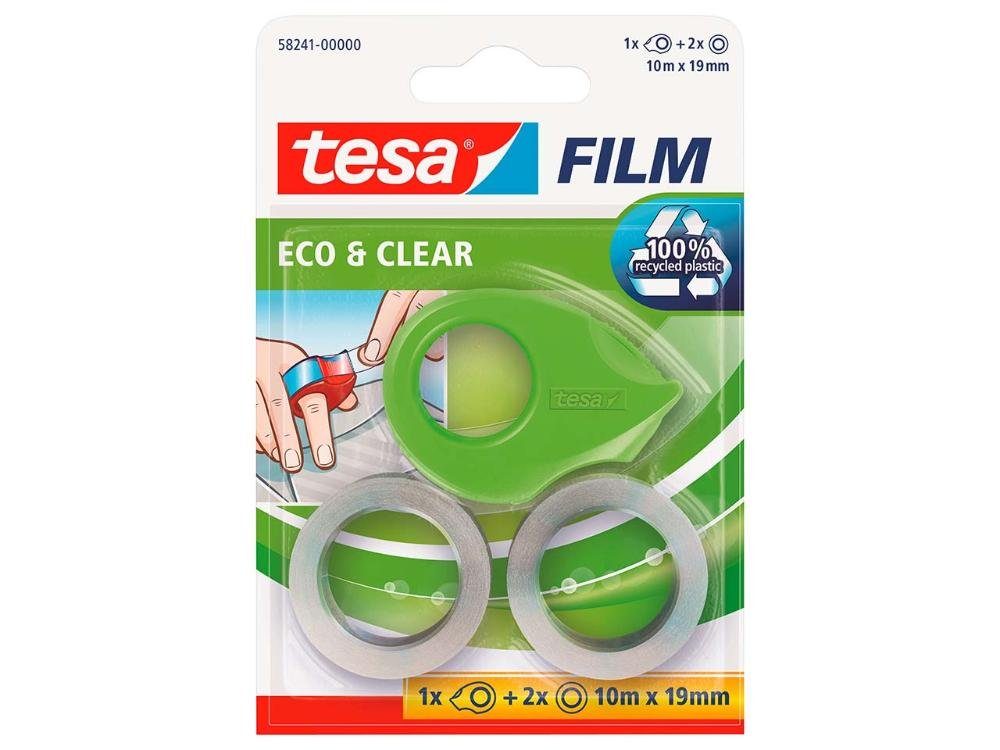 Klebeband tesa Mini-Klebebandabroller 'ecoLogo' inkl. 2 tesa