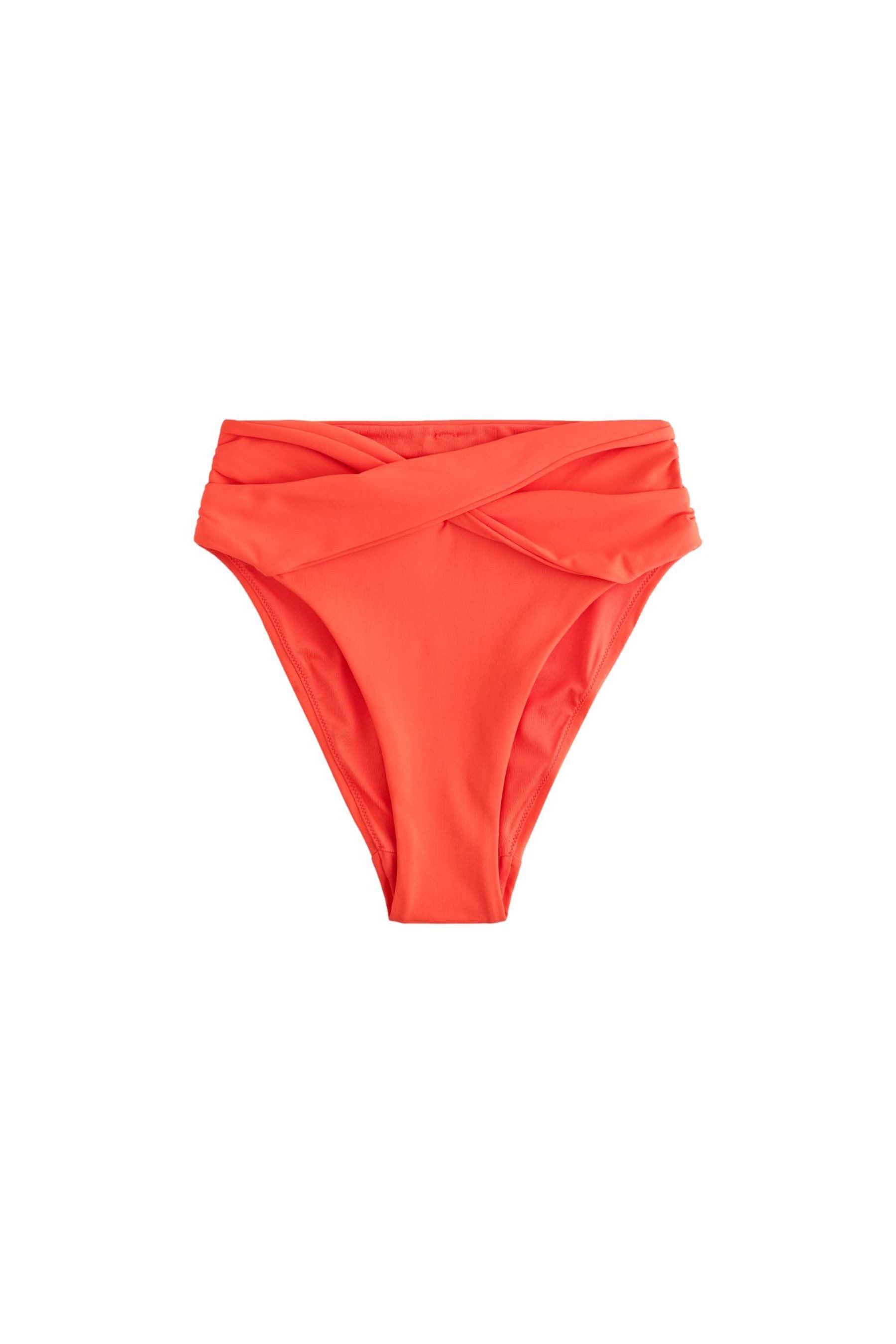 Bikini-Hose Hochbund-Bikinihose mit hohem Beinausschnitt
