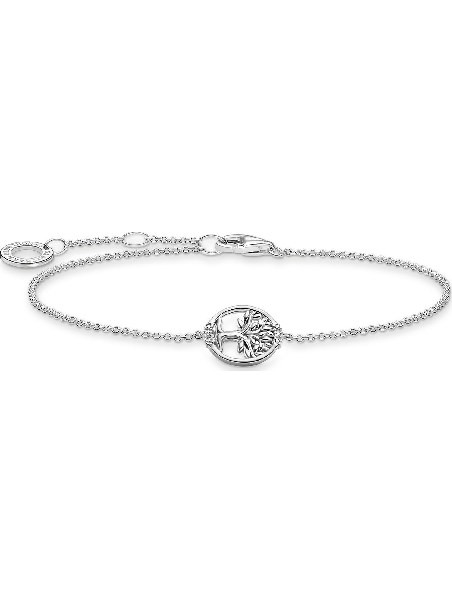 Silberarmband Thomas Sabo Damen-Armband 925er Silber Zirkonia