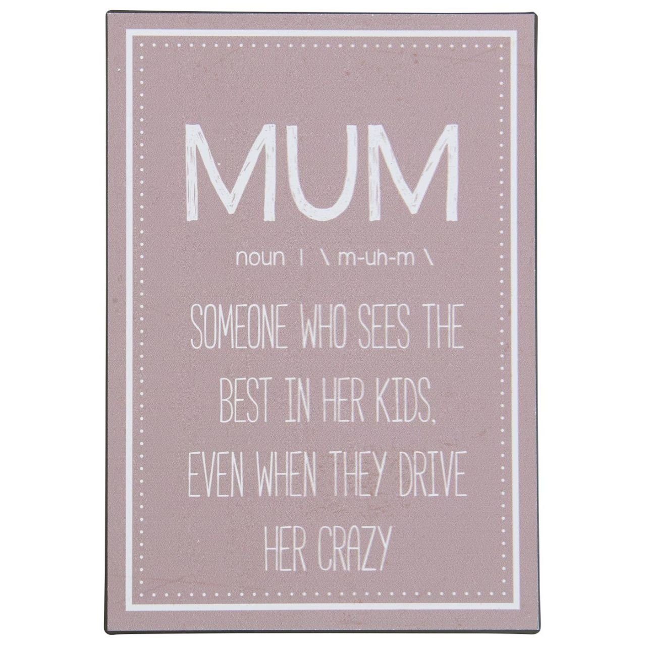 Ib Laursen Metallschild Metallschild mit Spruch 20x15 cm Deko Geschenk Spüche Schild