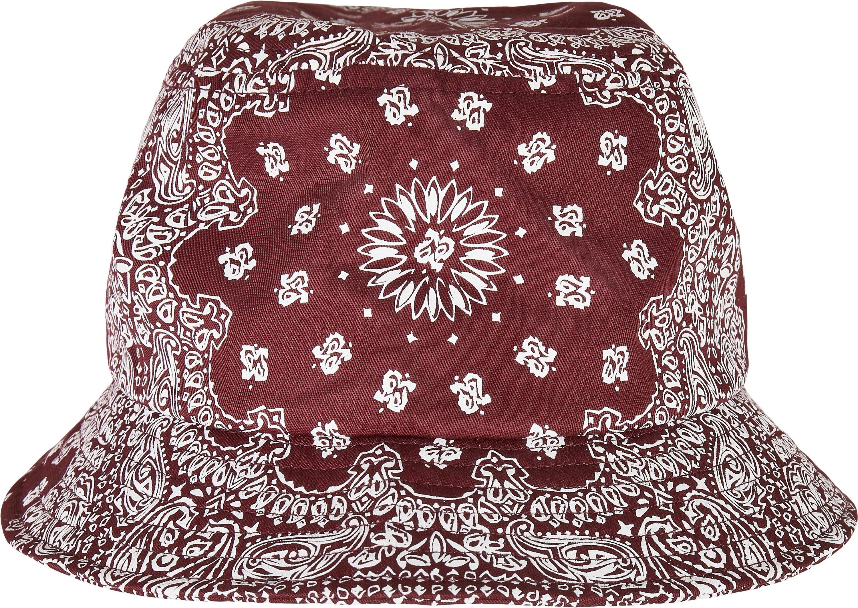 Flexfit Flex Cap Accessoires Bandana Print cherry/white Bucket Hat