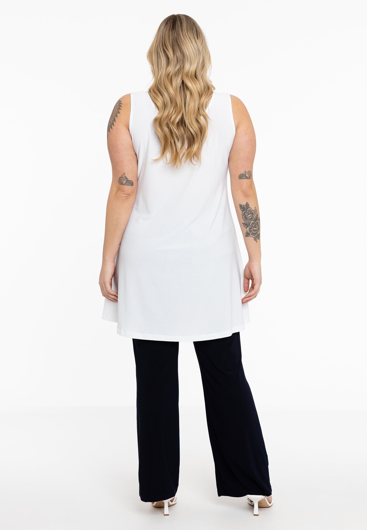 YOEK Shirttop Damen Longtops Große Größen