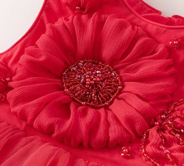 Dave & Bella Germany A-Linien-Kleid Jadi mit Blumenstickerei Pailletten-Details