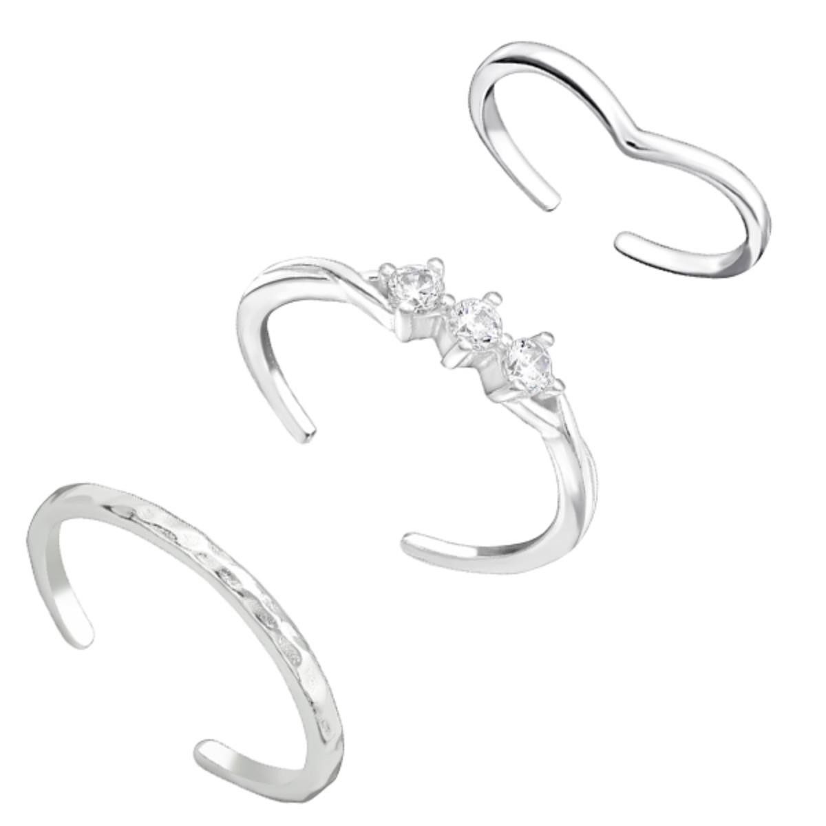 Order & Smile Schmuck Zehenring Zehenring Silber 925 Zehring, gestempelt