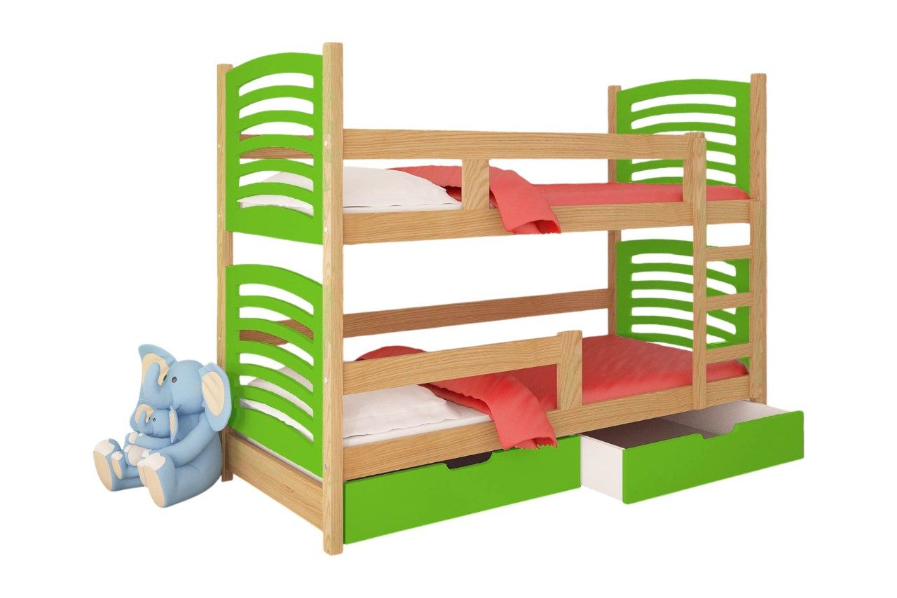 thematys Hochbett Etagenbett optional mit Ausziehbett + Inklusive Matratzen günstig online kaufen