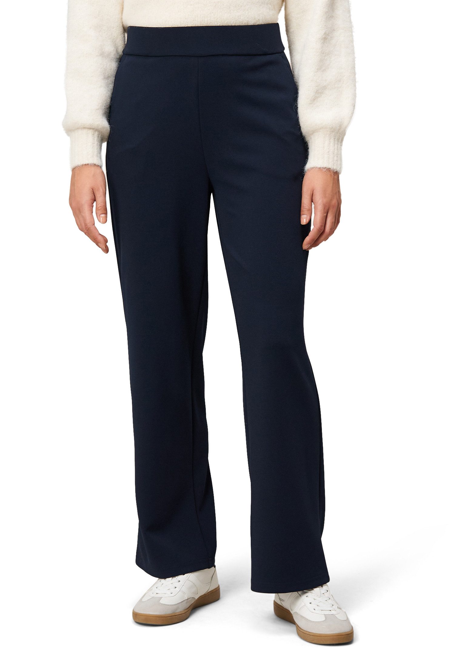 Zero Stoffhose Damen Stoffhose mit elastischem Bund 28 Inch Plain/ohne Details