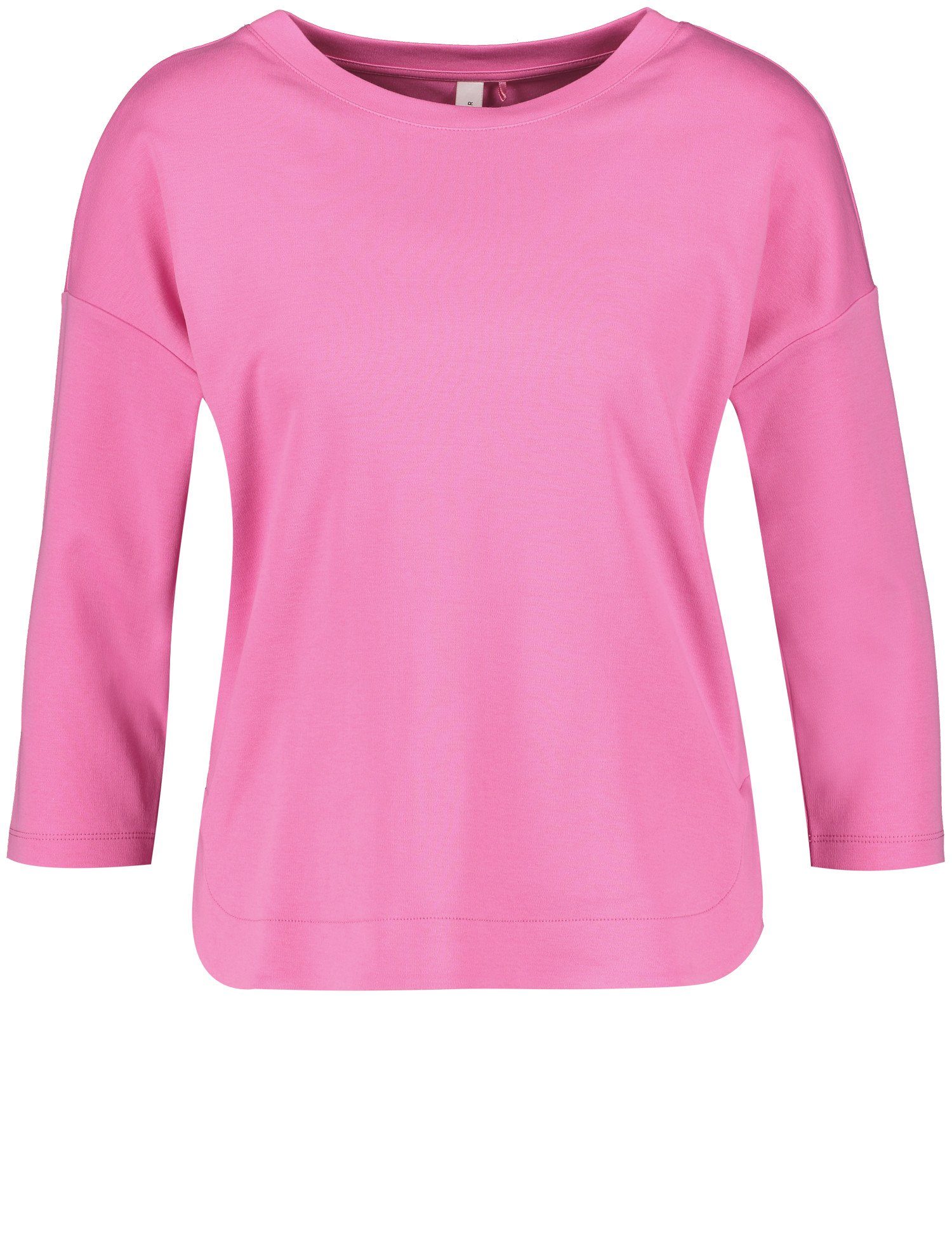 WEBER aus Baumwolle Pink reiner 3/4-Arm-Shirt GERRY Soft 3/4-Arm-Shirt