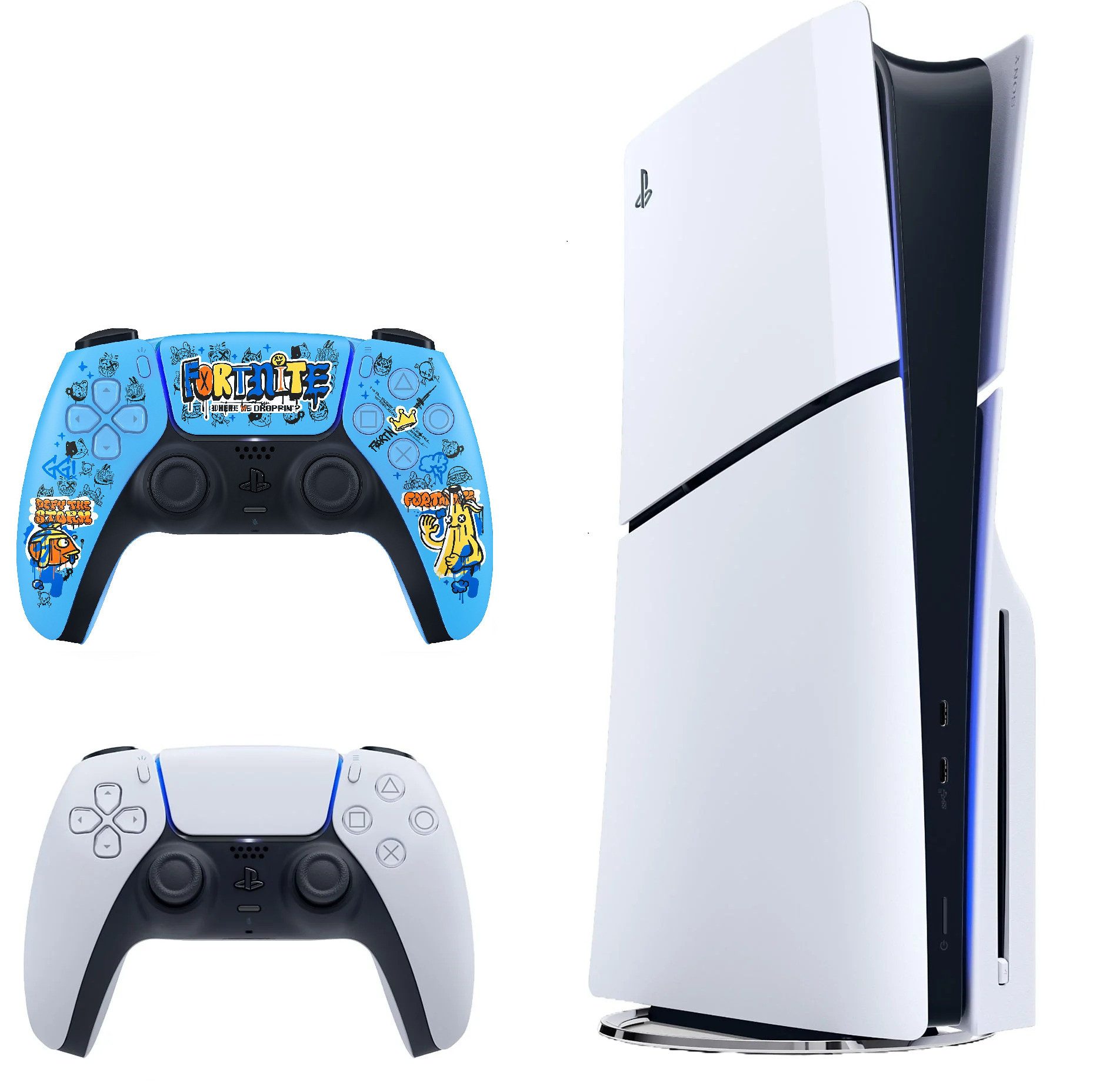 Playstation Playstation 5 Slim 1TB mit Blu-ray Laufwerk + 2 Controller Wunschfarbe