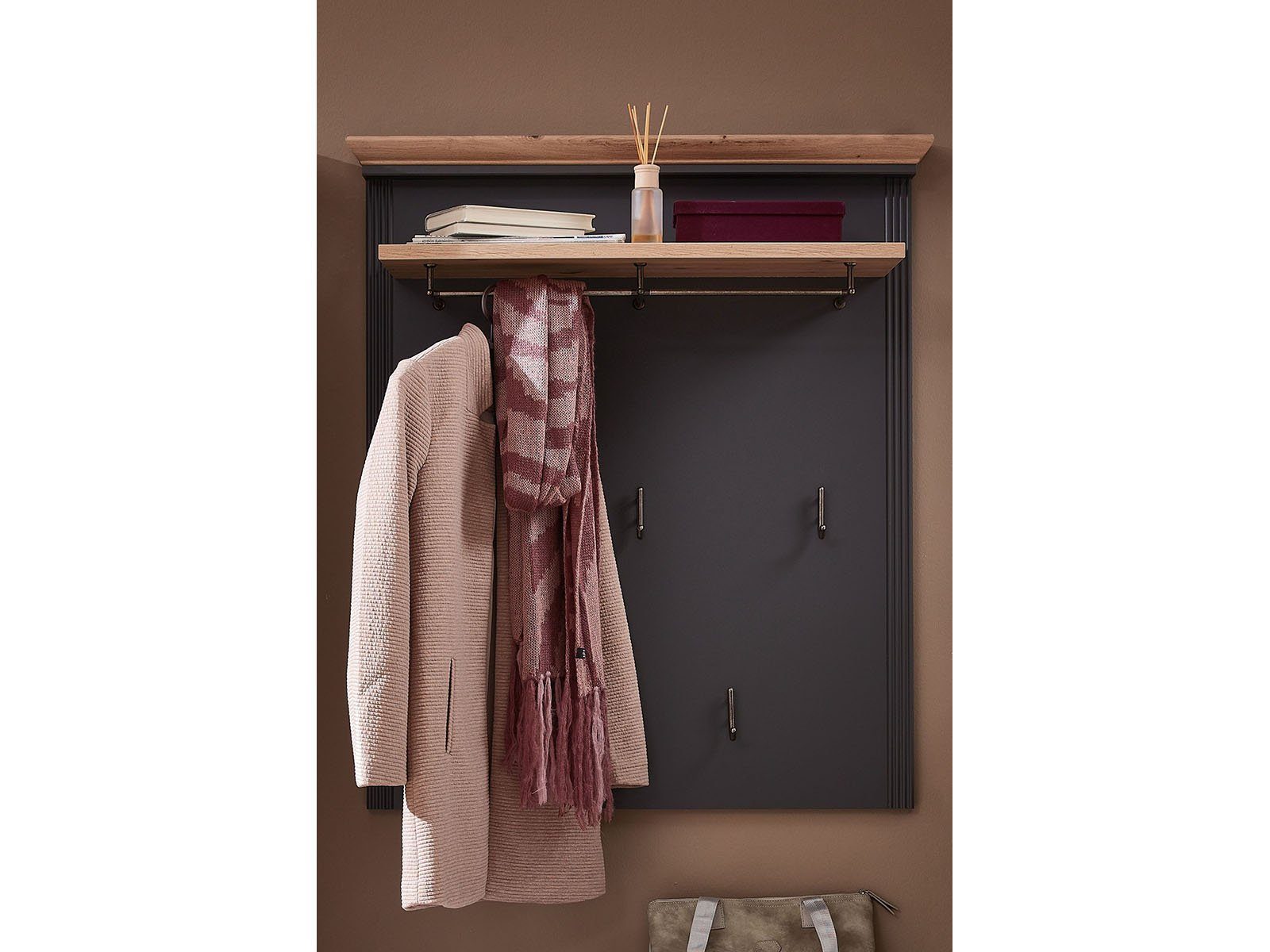 freiraum Garderobenpaneel Jasmin, 93 x 107 x 30 cm (B/H/T)