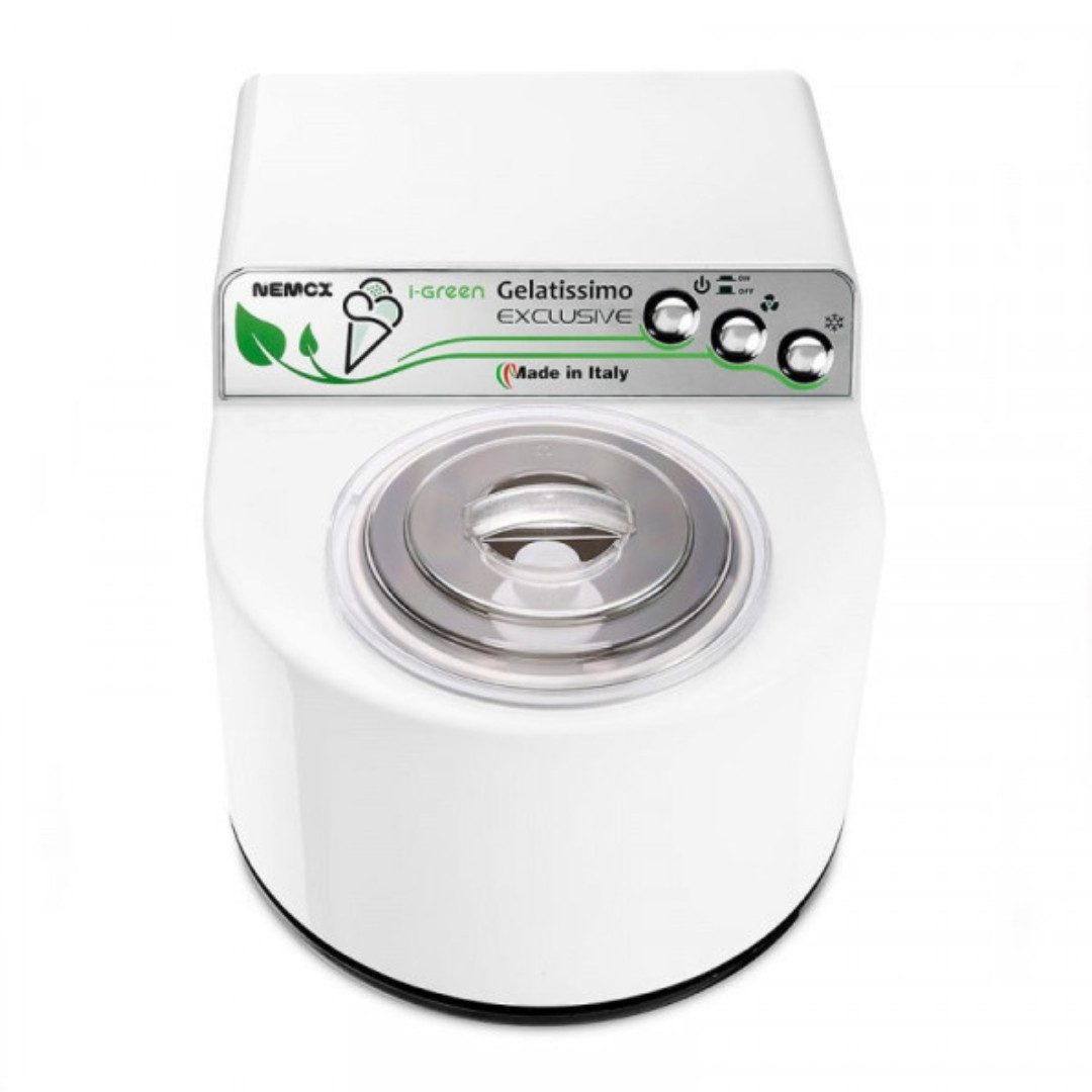 Nemox Eismaschine Gelatissimo Exclusive iGreen 1,5 Liter, 140 W, integrierte Rühr- und Gefriertechnologie