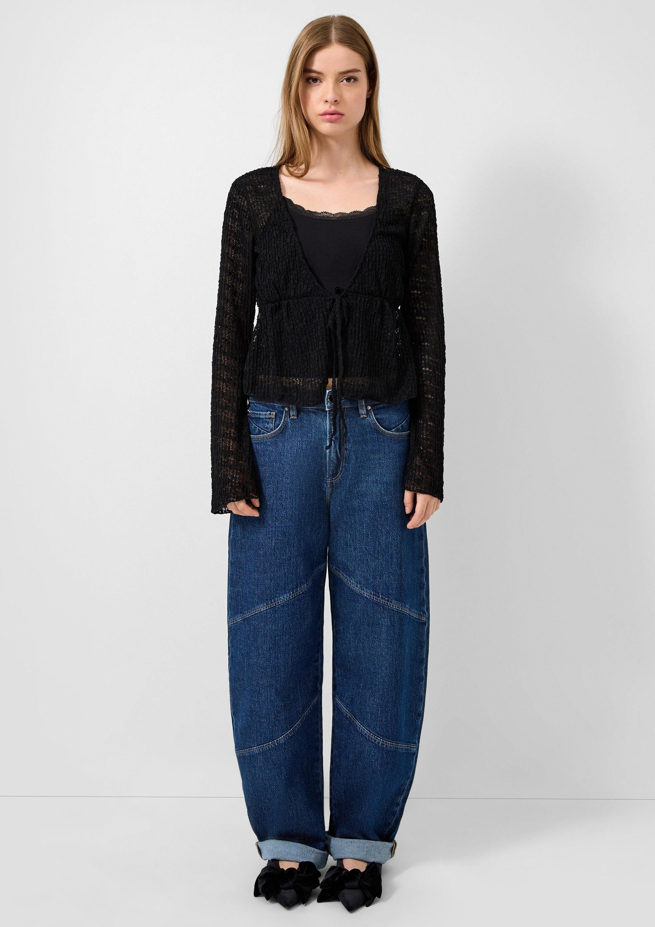 Weite Jeans Jeans-Hose