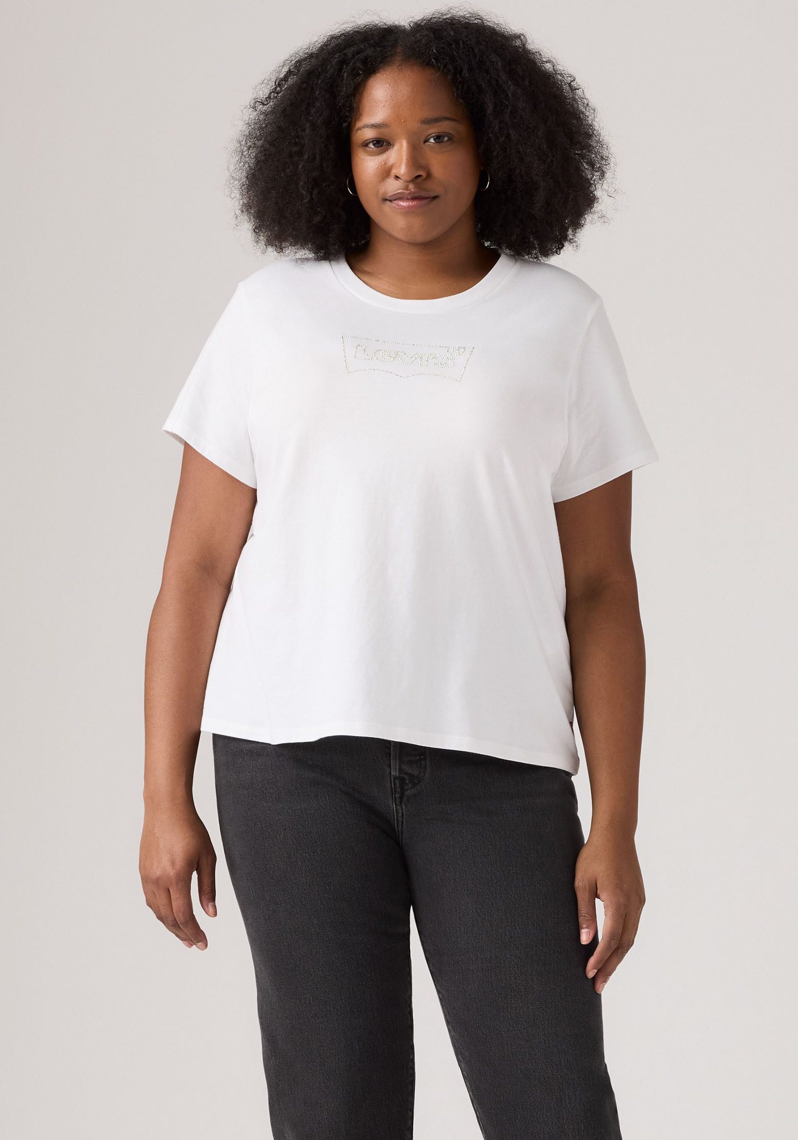 Levi's® Plus T-Shirt Perfect Tee mit Batwing-Logo günstig online kaufen