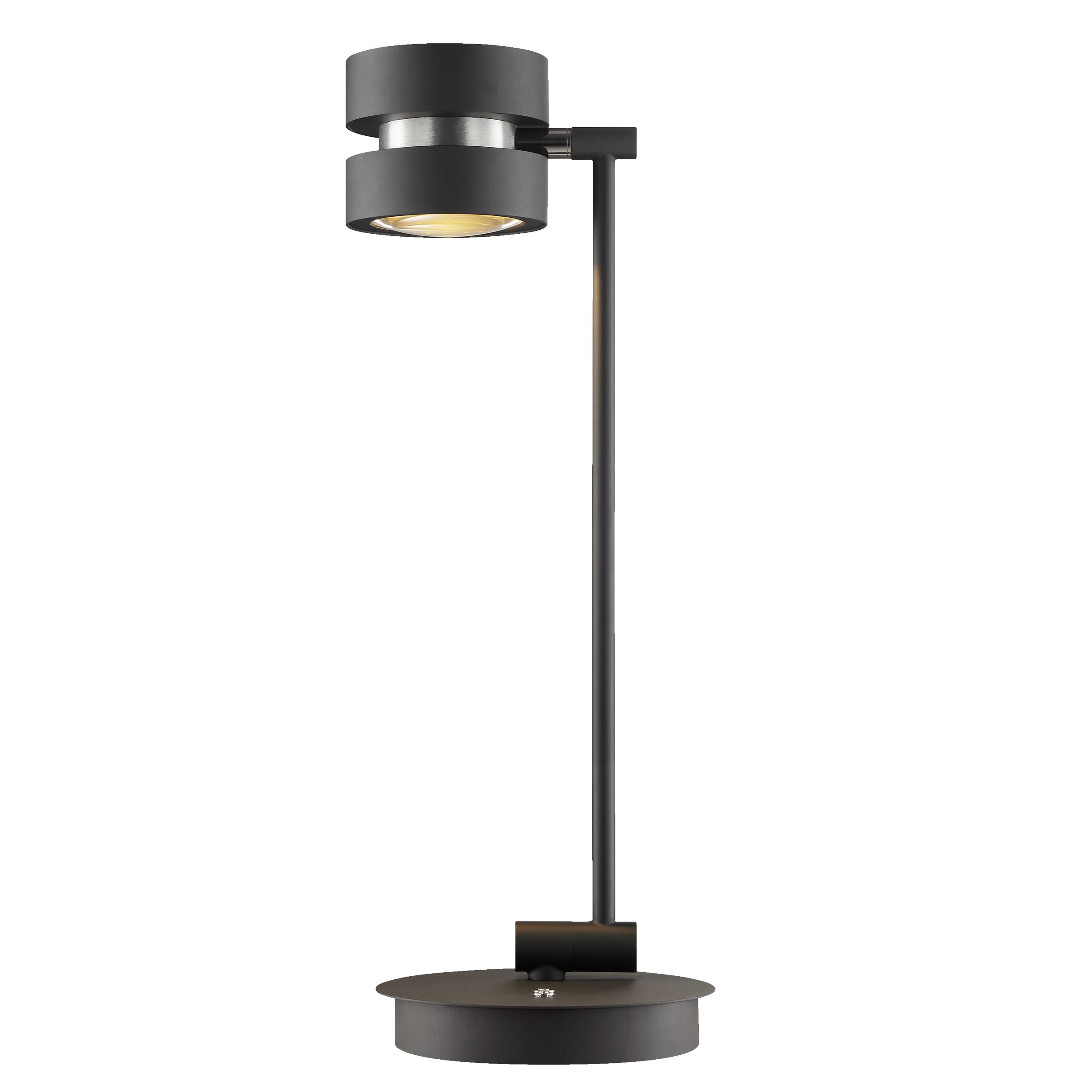Lightbox Tischleuchte, LED fest integriert, Warmweiß, LED Stehlampe mit Touchdimmer - max. 1200lm - Ø 26 cm x 61 cm