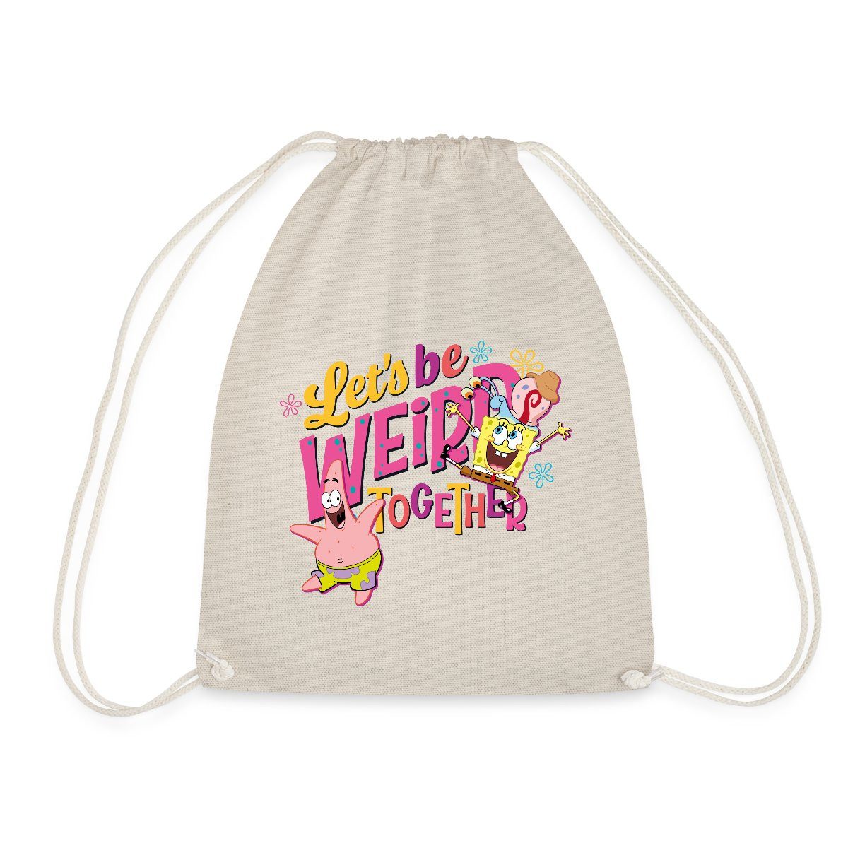 Spreadshirt Turnbeutel SpongeBob Schwammkopf Patrick Gary Freundschaft Turnbeutel (1-tlg)