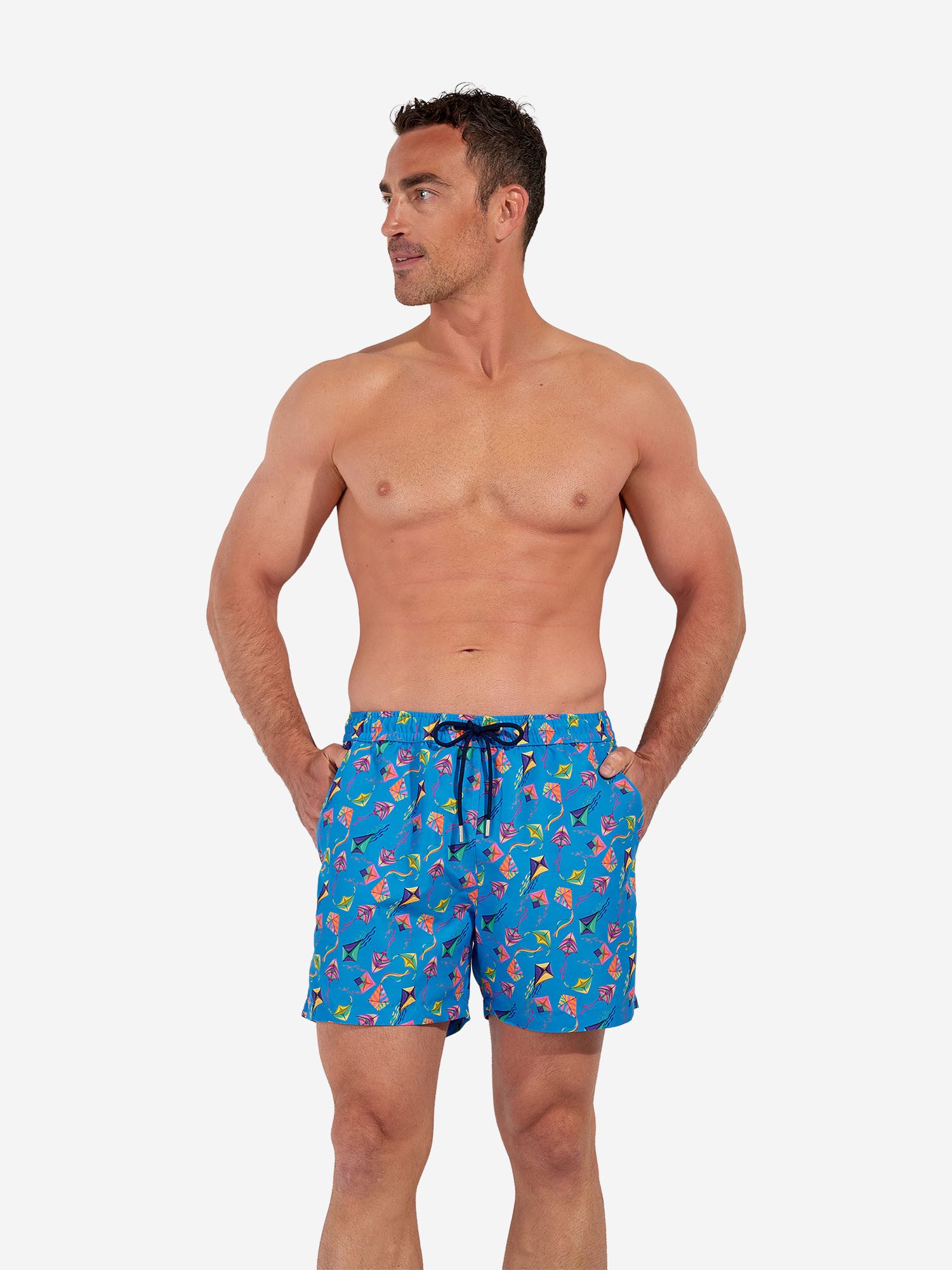 Hom Boxer-Badehose Beach Boxer Lido Badeboxer, Schwimmshorts Boxer, Badeshorts