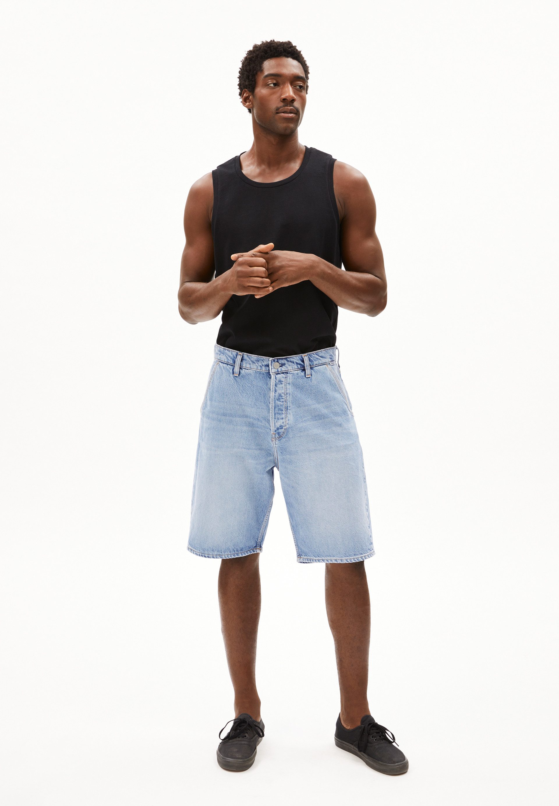 Armedangels Shirttop HEAVY WEIGHT TANK TOP (Relaxed Fit) Rundhalsausschnitt