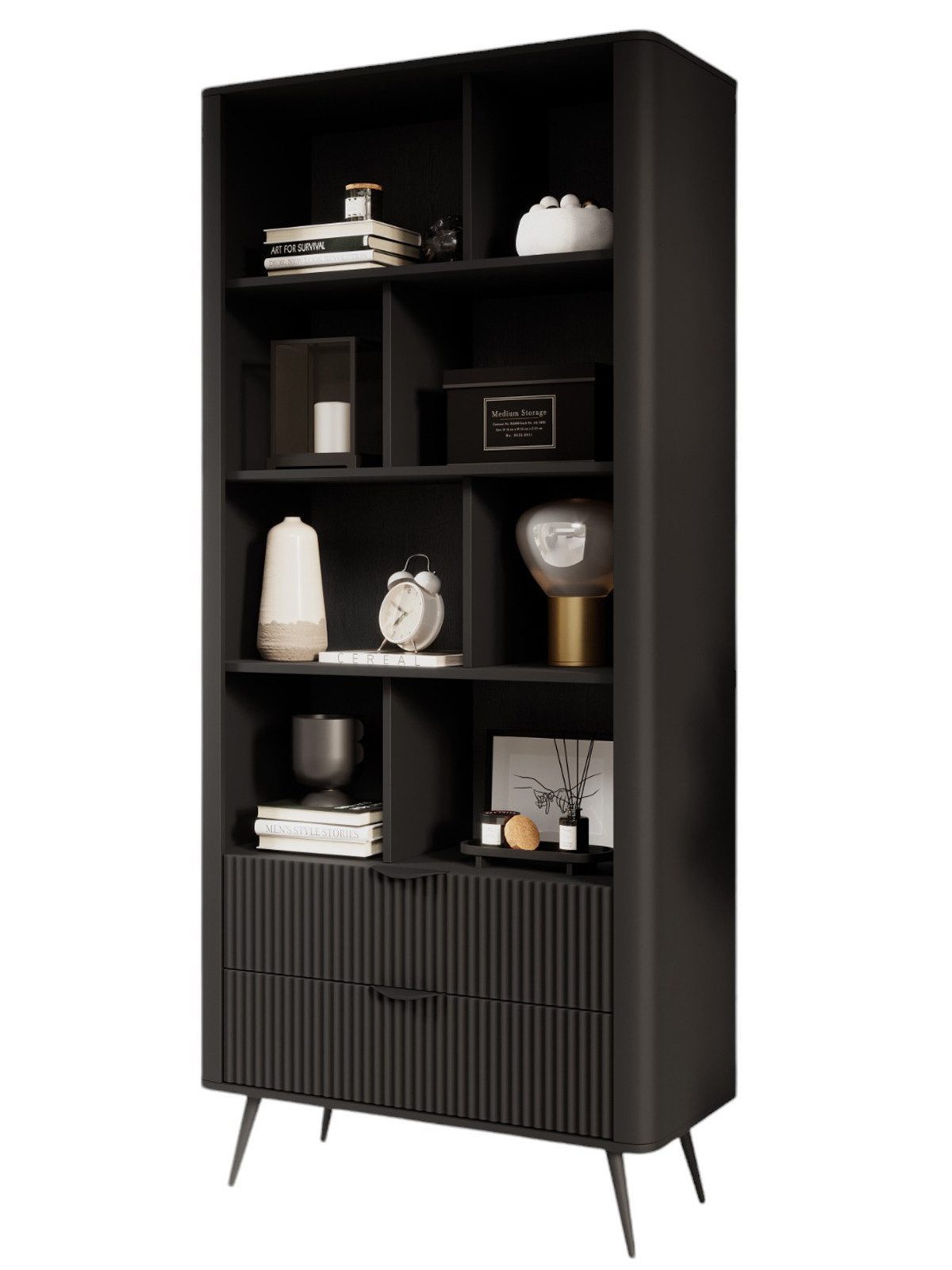 yourhouse24 Regal mit Schubladen LANTE beige/gold, günstig online kaufen
