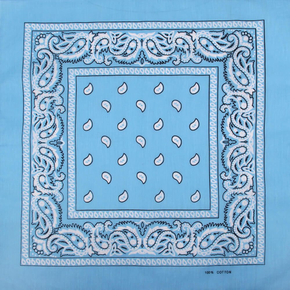 Modescout Stadler Bandana Bandana Paisley (3er Pack) 55x55 cm – Baumwolle Kopftuch Halstuch, (Spar-Set, 3er Set), Weich, atmungsaktiv und hautfreundlich