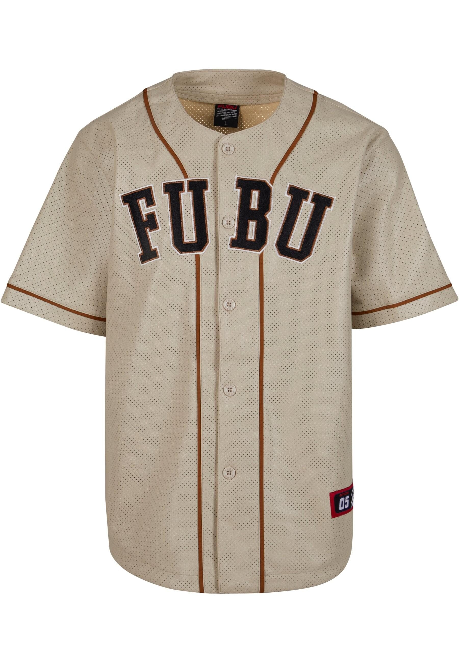 Fubu T-Shirt Fubu Herren FM233-007-1 FUBU College Leather Baseball Jersey (1-tlg)