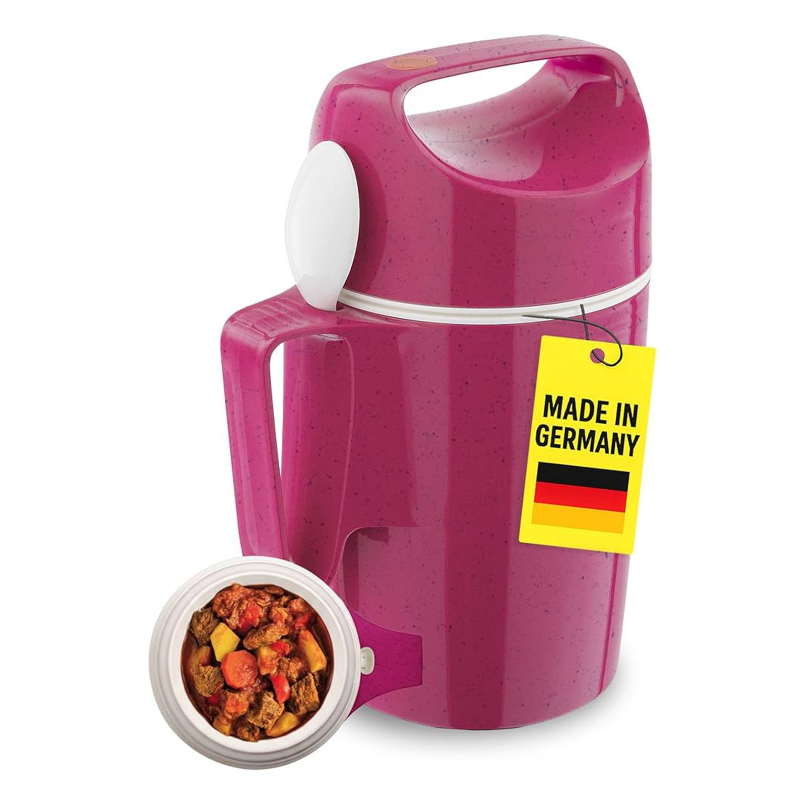 ROTPUNKT Isolierkanne DIRK 850, 0.85 l, isolierend, BPA-frei, phthalatfrei, inklusive Löffel