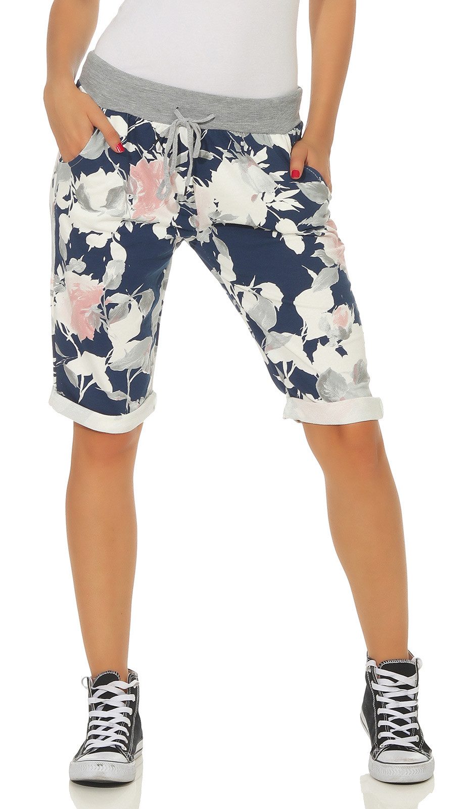 CLEO STYLE Sweatbermudas Bermuda Damen 30 günstig online kaufen