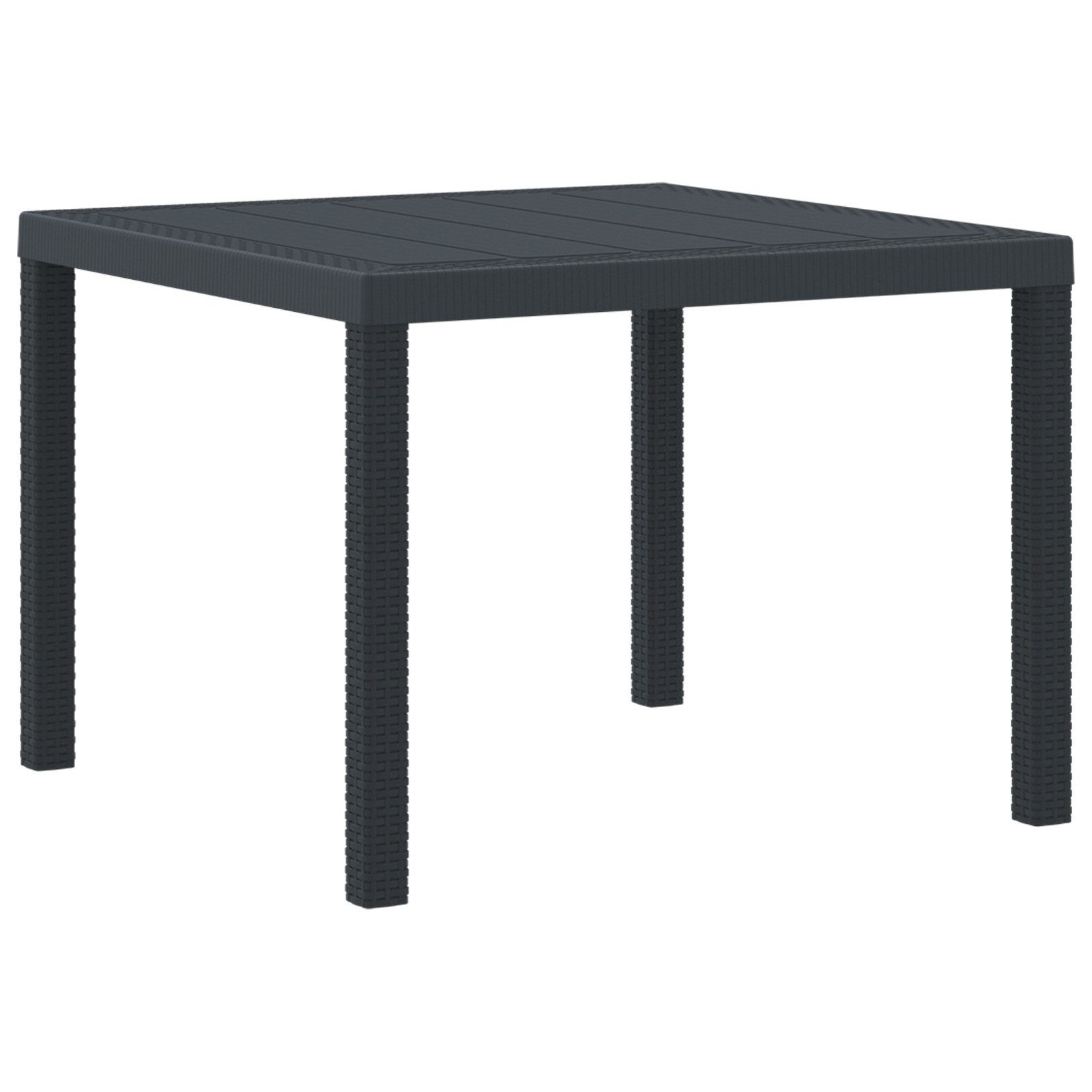vidaXL Gartentisch Gartentisch Anthrazit 100x100x73 cm günstig online kaufen
