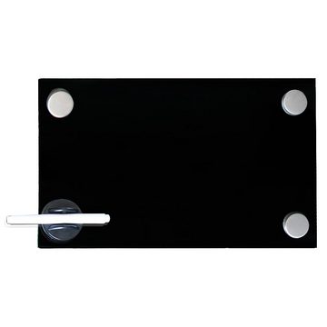 Feel2Home Magnettafel Glasmagnettafel Magnetboard Memoboard Wandtafel schwarz versch. Größen, Sicherheitsglas
