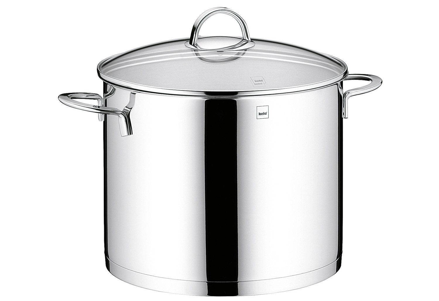 kela Gemüsetopf, Edelstahl 18/10, Induktion, mit Glasdeckel