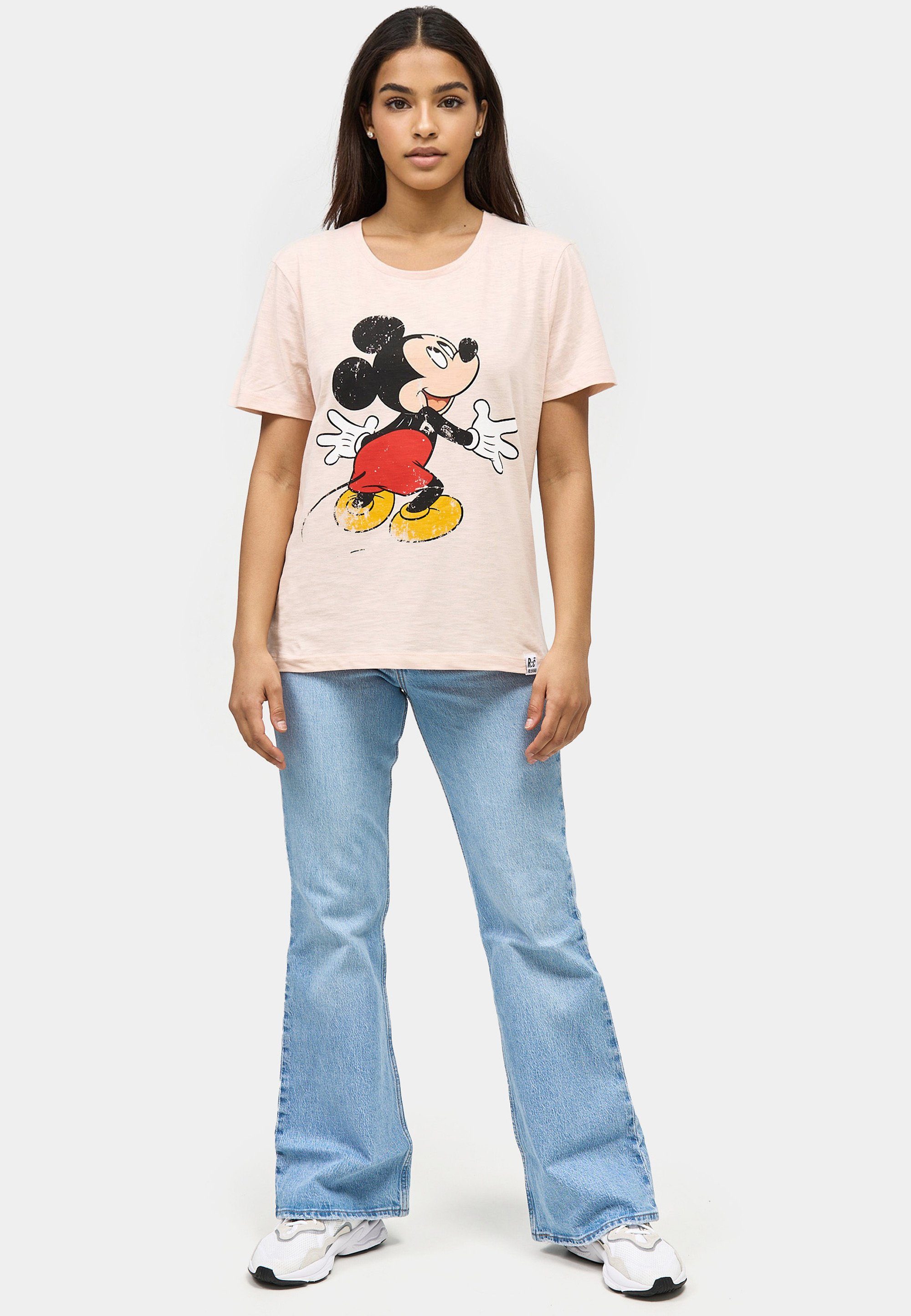 GOTS T-Shirt Bio-Baumwolle Mouse zertifizierte Mickey Hug Recovered Pink