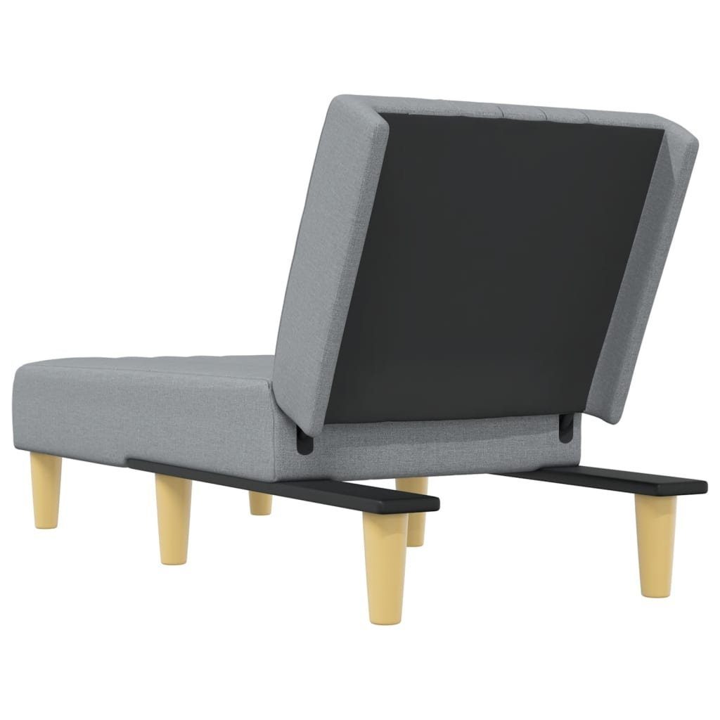 Hellgrau Stoff, Chaiselongue 1 Chaiselongue Teile vidaXL