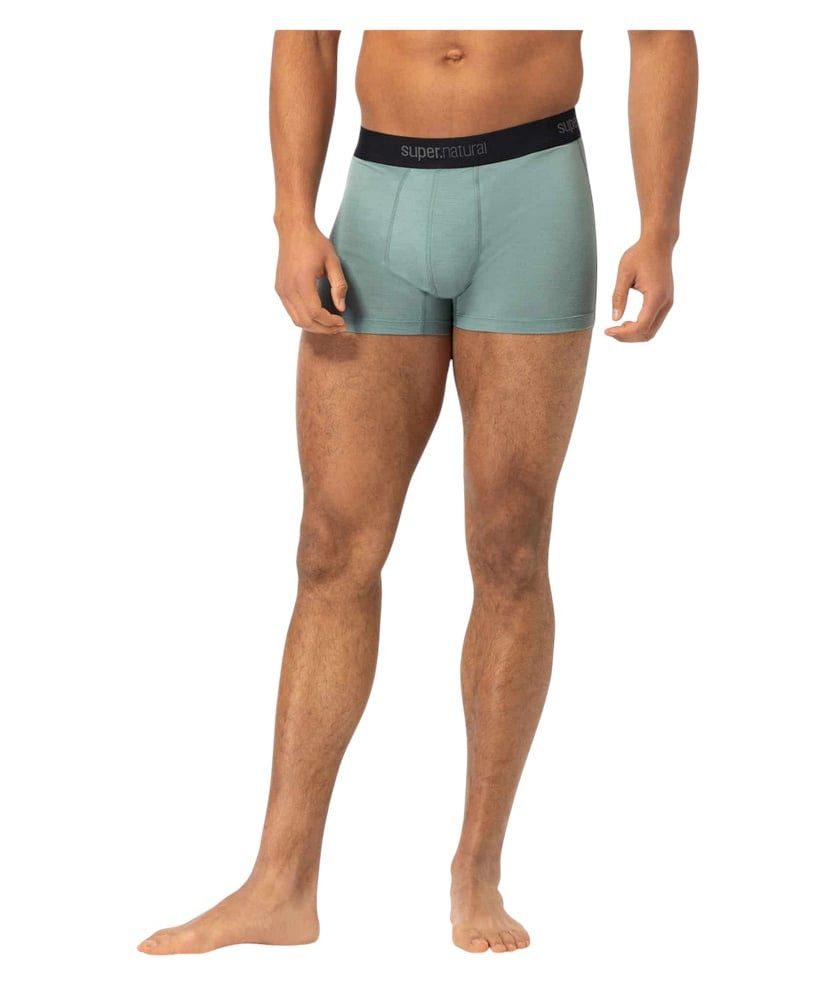 SUPER.NATURAL Боксерские мужские трусы, боксерки Tundra 175 - Merinowolle - Unterwäsche Chinois grün Herren - 1 Stück