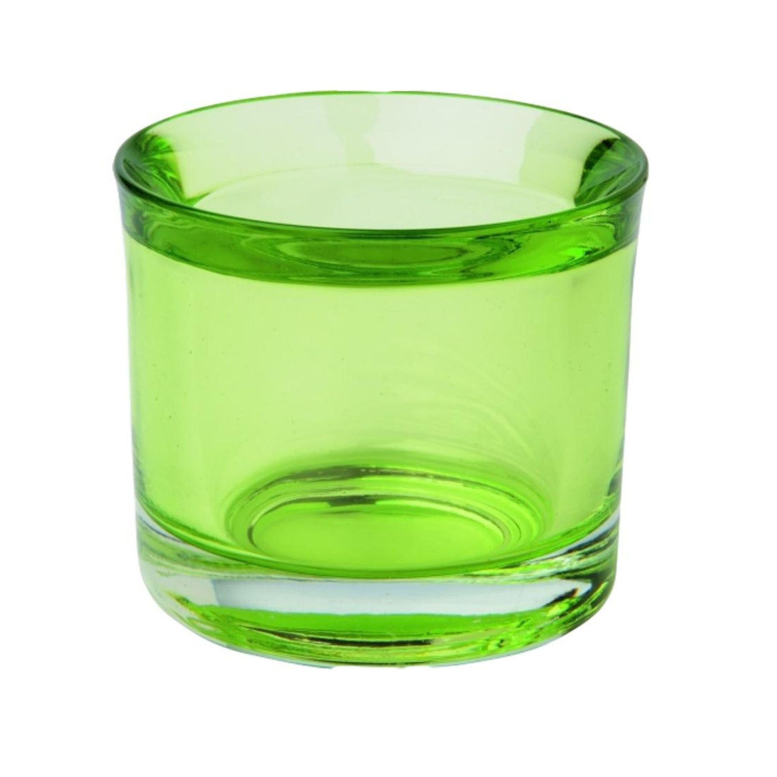 IHR Kerzenhalter Teelichtglas Grasgrün 5,5 cm, 6 St.