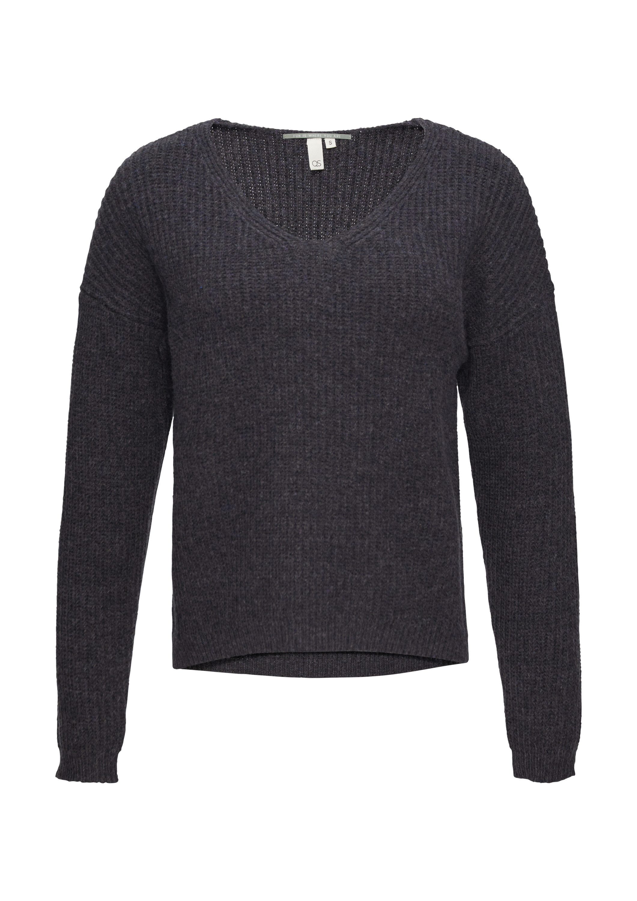 QS Longpullover Strickpullover (1-tlg) günstig online kaufen