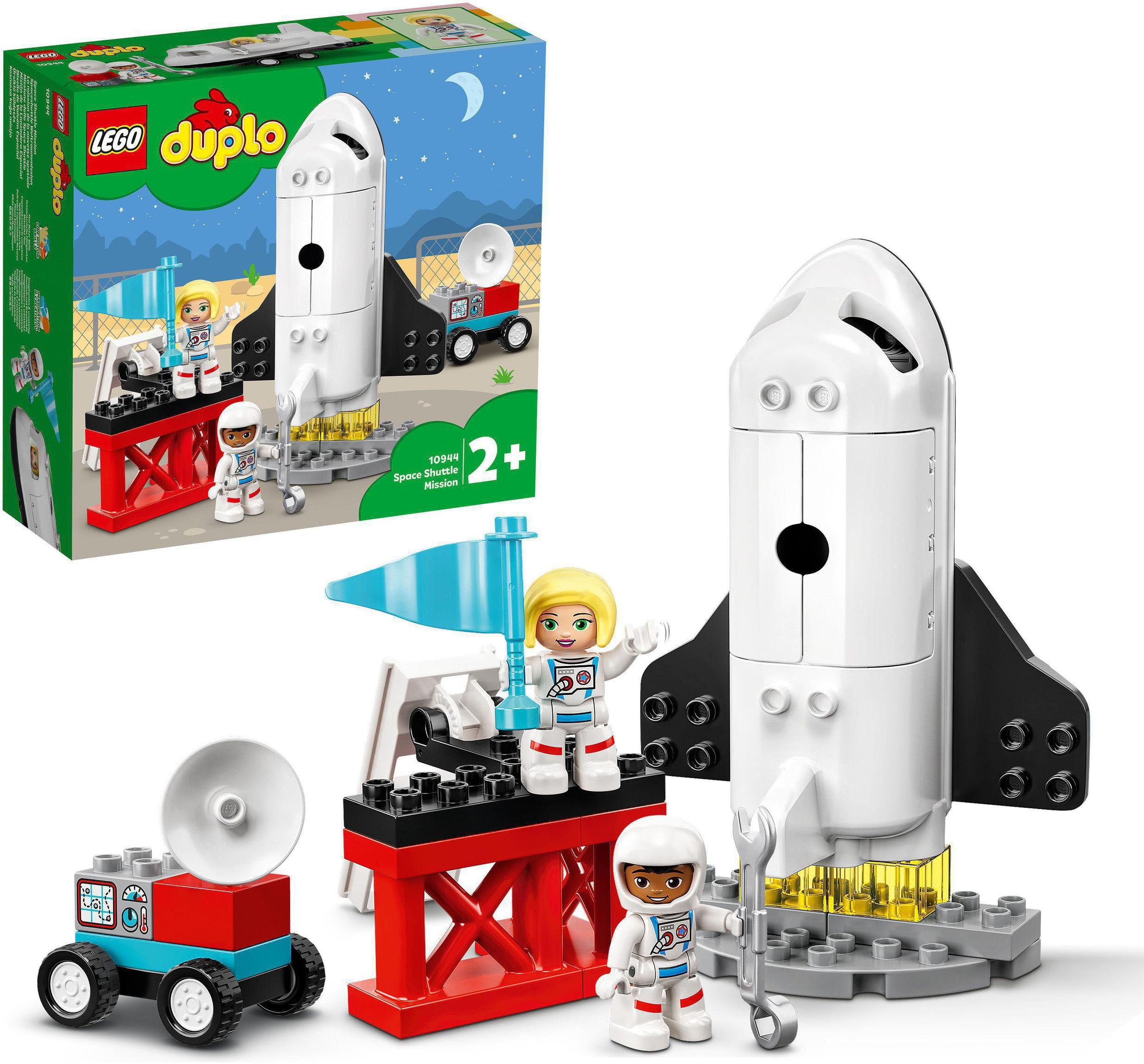 LEGO® Konstruktionsspielsteine Spaceshuttle Weltraummission (10944), LEGO® DUPLO® Town, (23 St), Made in Europe