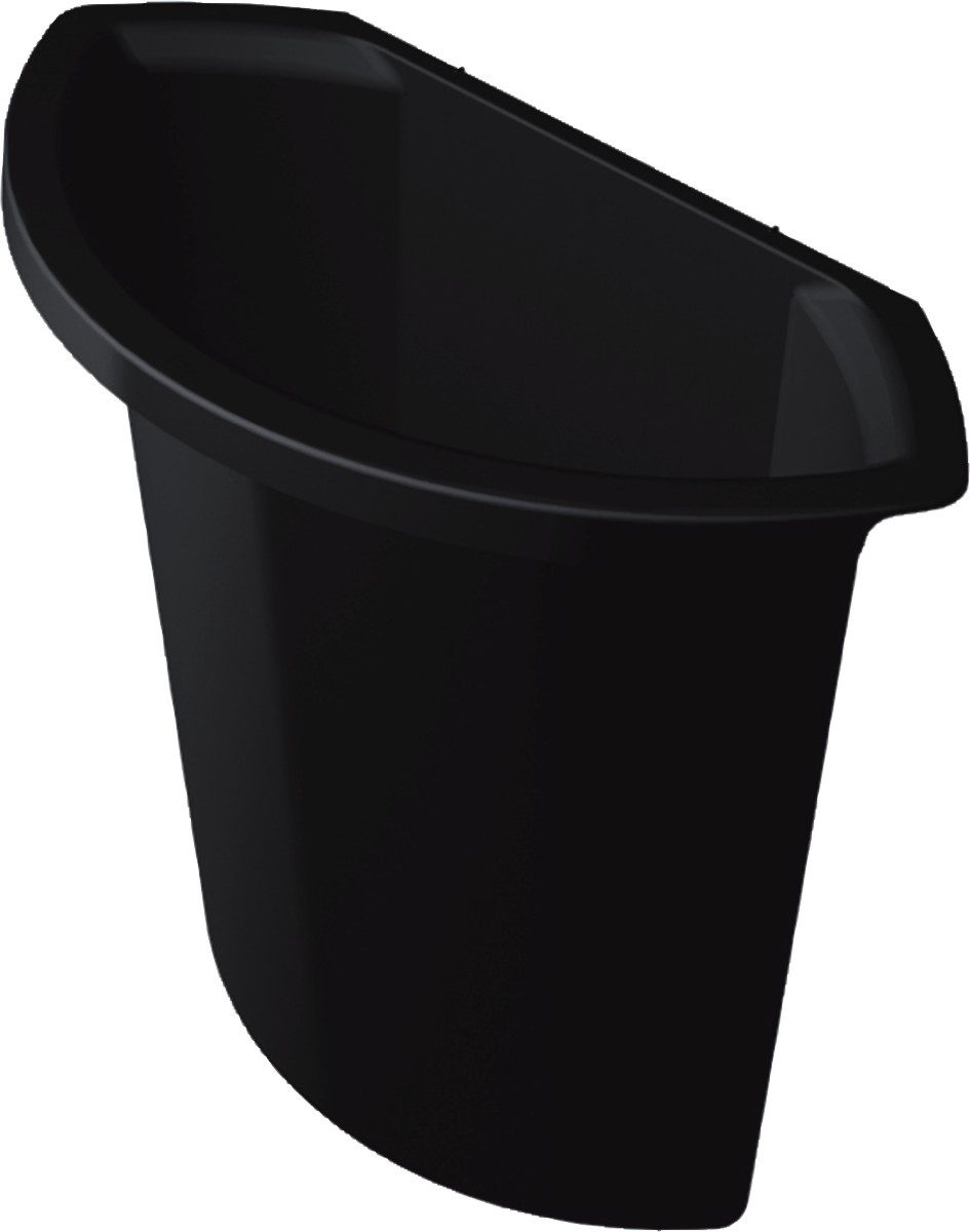 Papierkorb Abfalleinsatz 6l schwarz.