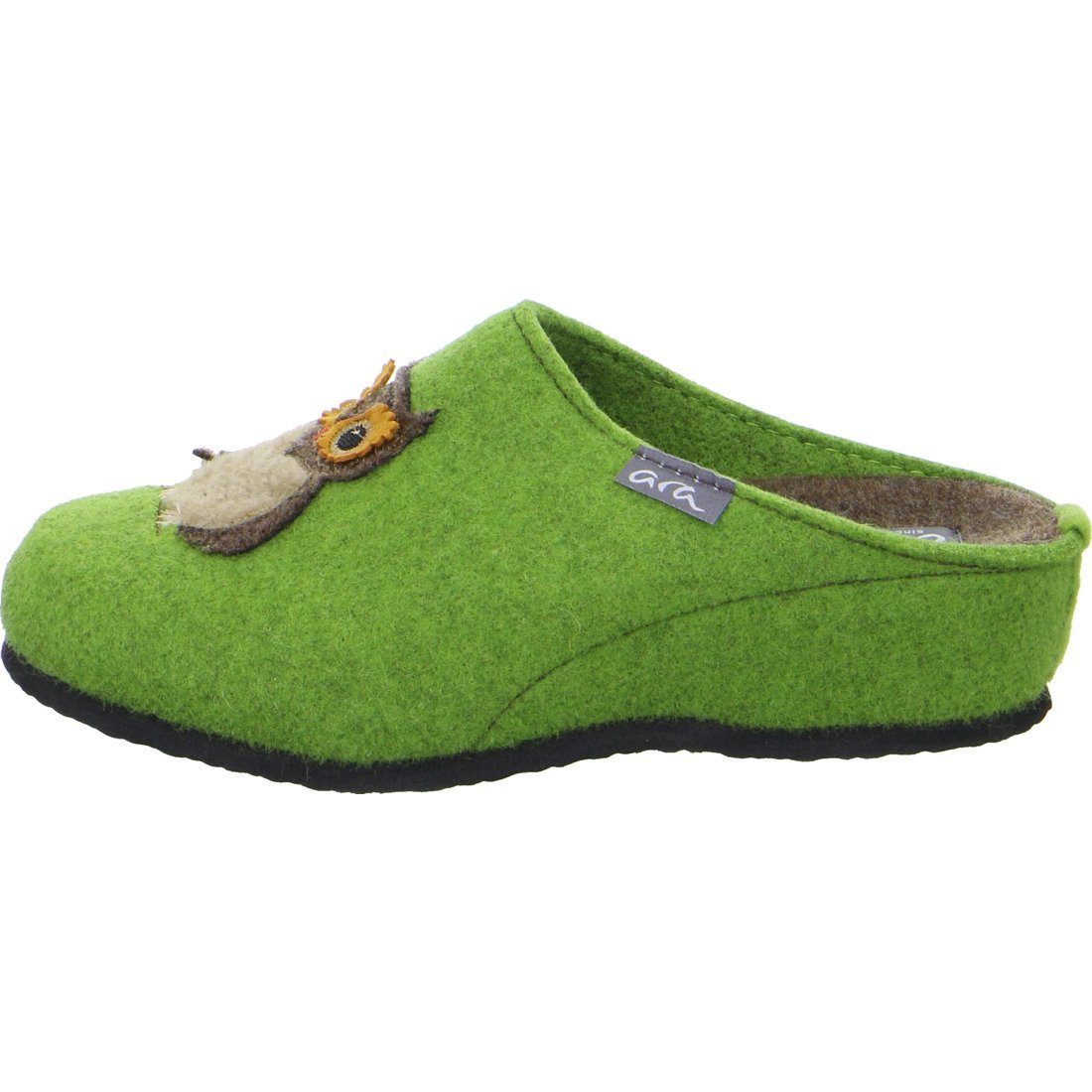 - Ara Hausschuh Ara Comfy Filz Schuhe, 049735 grün Damen Hausschuh
