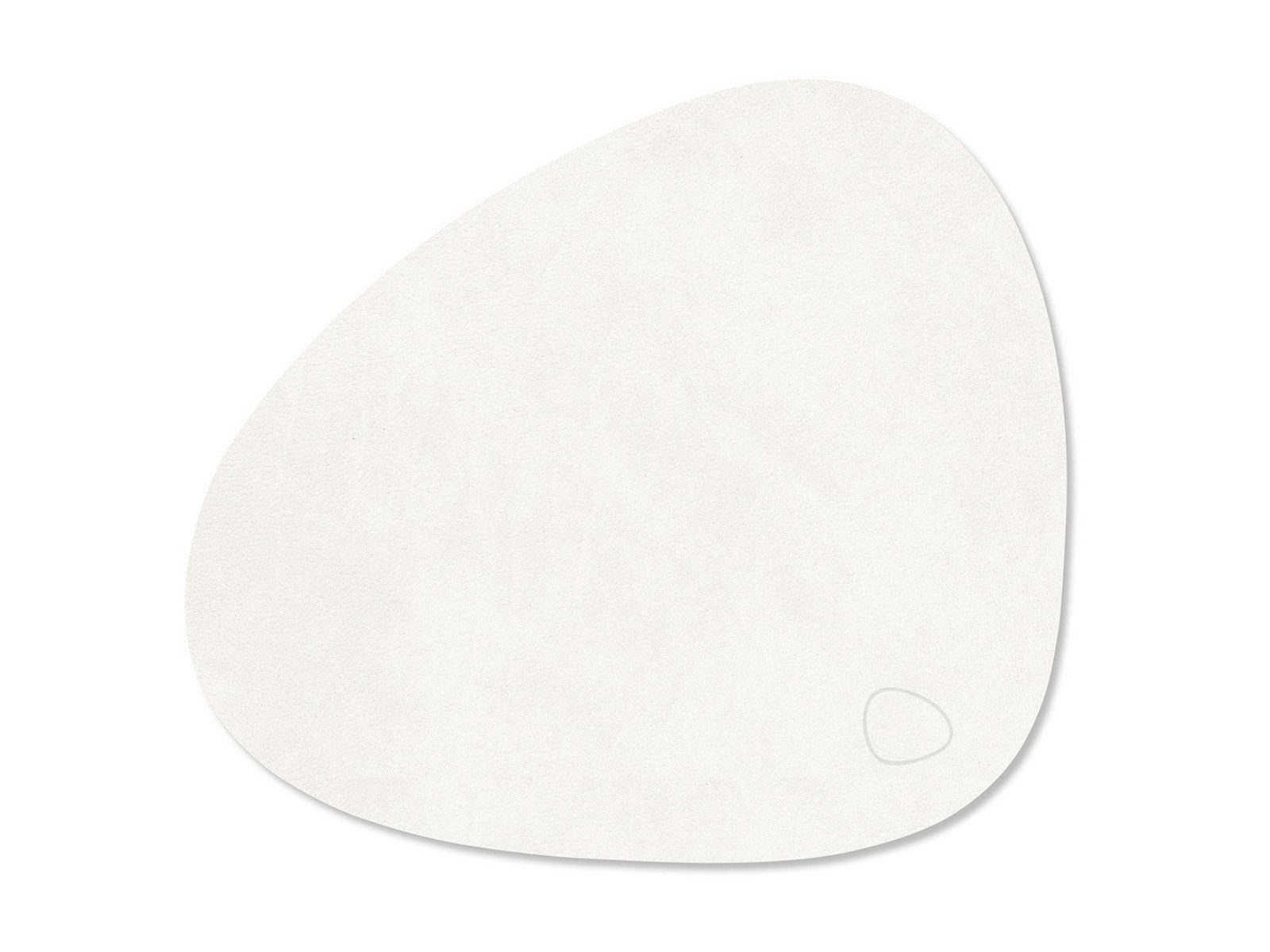 LIND DNA Platzset Nupo Tischset Curve S pure white 24x28cm