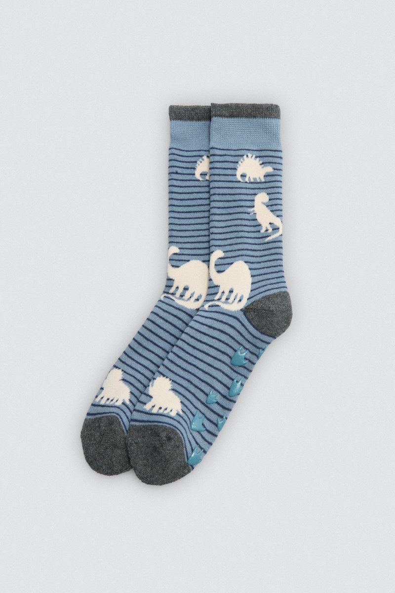YSABEL MORA ABS-Socken Ysabel Mora 3er Pack Jungen Thermosocken Stoppersocken Strümpfe Dino (3-Paar)