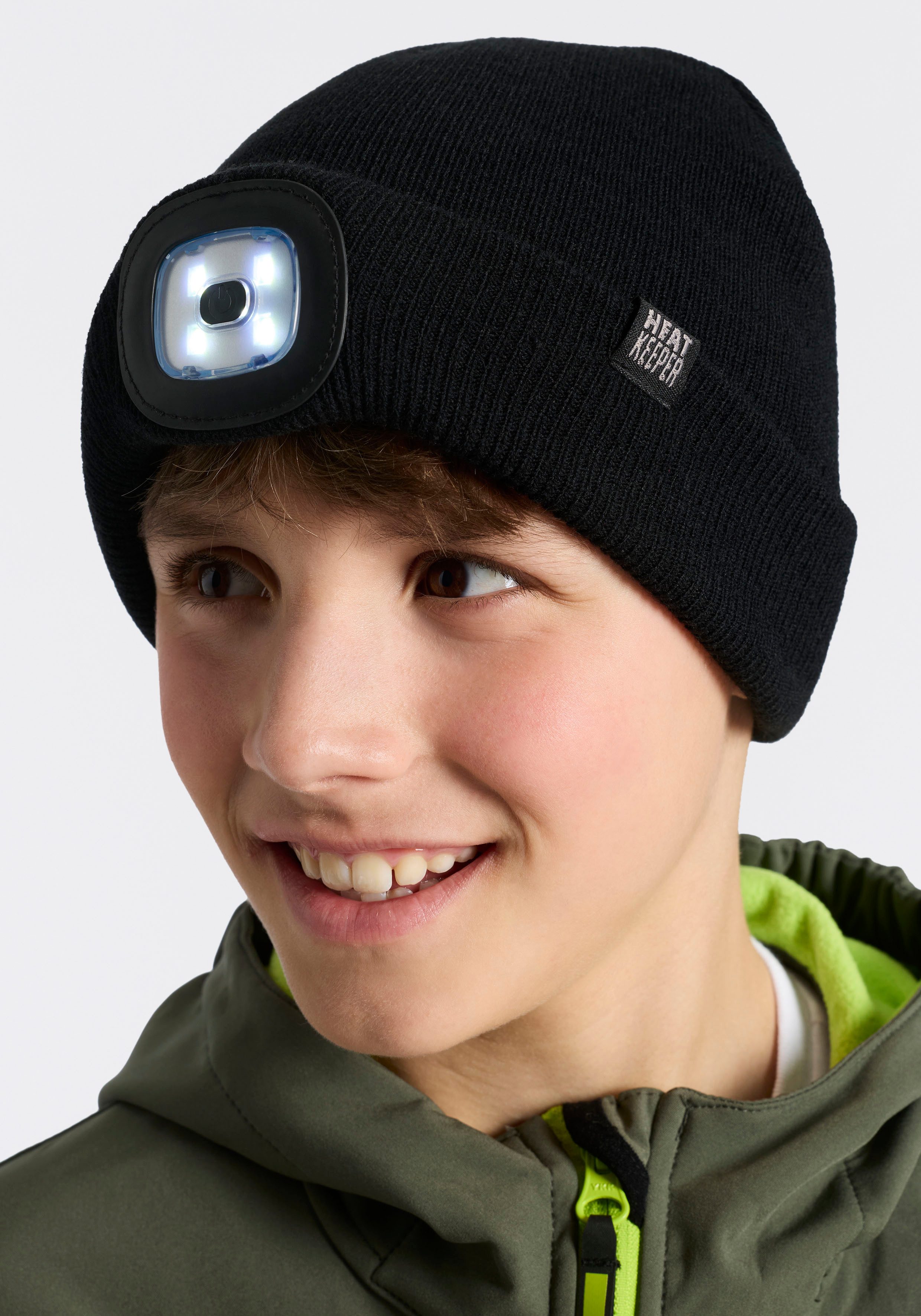 Heatkeeper Strickmütze Heatkeeper mit wiederaufladbarer, abnehmbaren LED-Leuchte für dunkle Jahreszeiten – Bild 5 von 5