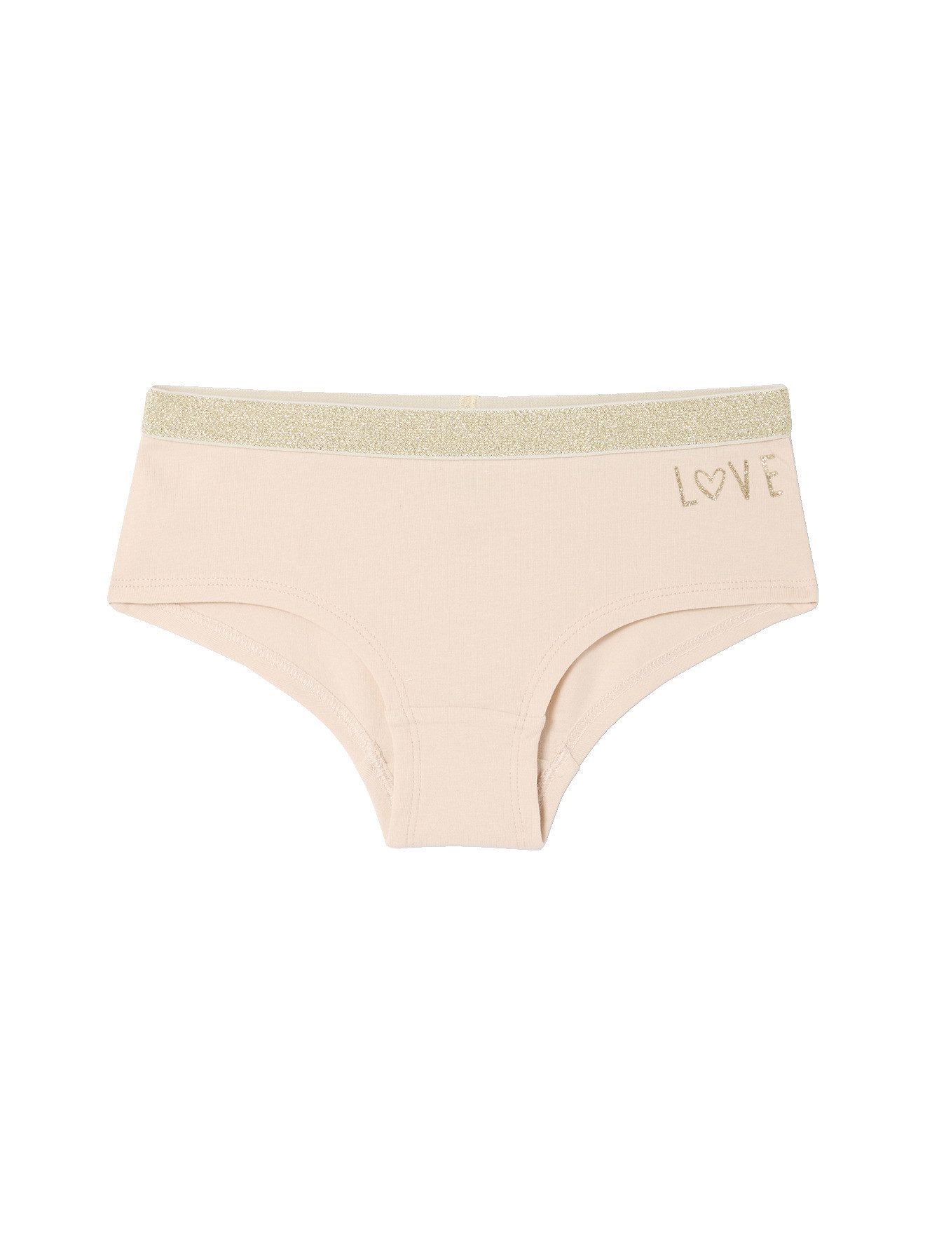 vertbaudet Slip 5er-Pack Mädchen Shortys Leo & Love 5er-Pack – Bild 3 von 5