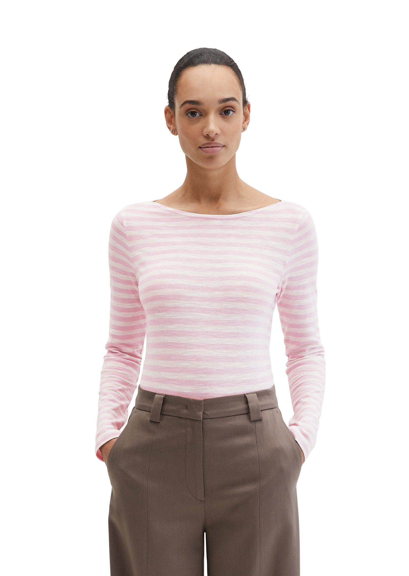 Marc O'Polo Langarmshirt aus Slubjersey günstig online kaufen