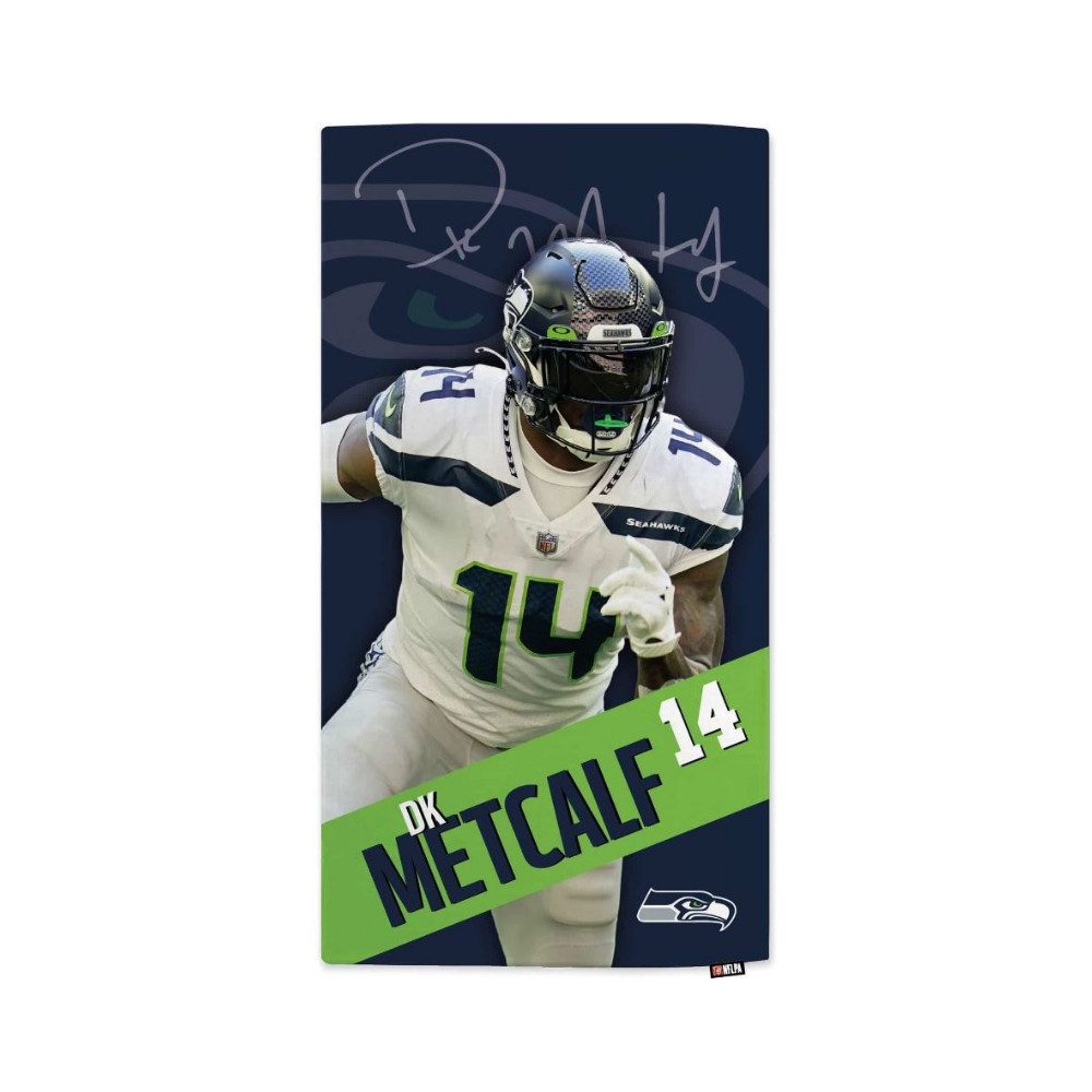 Seattle Seahawks Badetuch NFLPA D.K. Metcalf - Beach Towel - MOTION