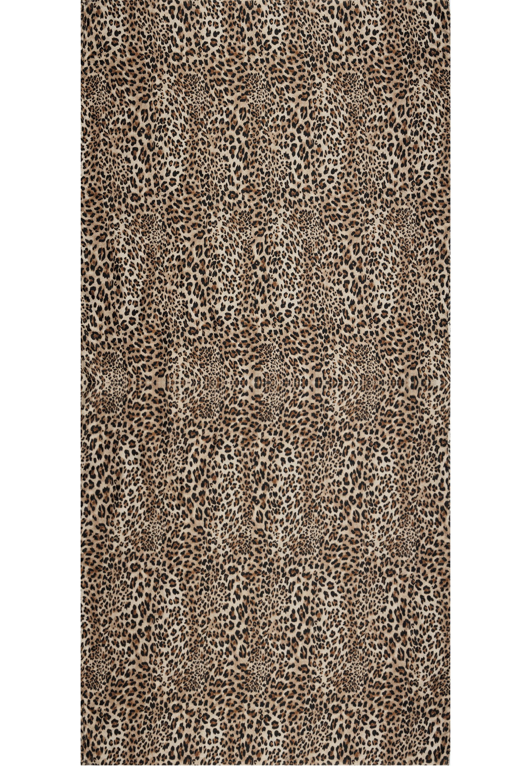 Caspar Modeschal SC542 Leichtes Halstuch mit exotischem Leo Muster Animal Print, ideal für Frühlingstage und laue Abende – Bild 4 von 5