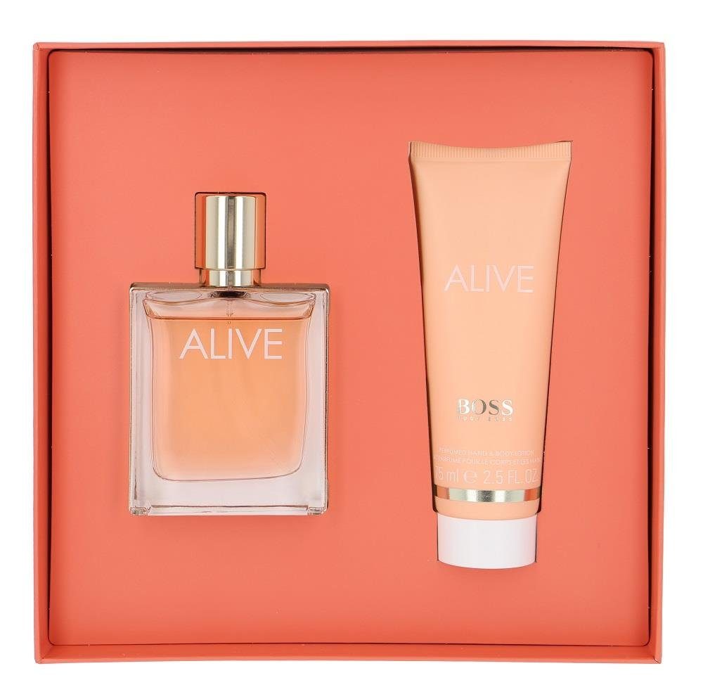 HUGO Duft-Set Hugo Boss Alive Eau de Parfum 50 ml + Body Lotion 75 ml